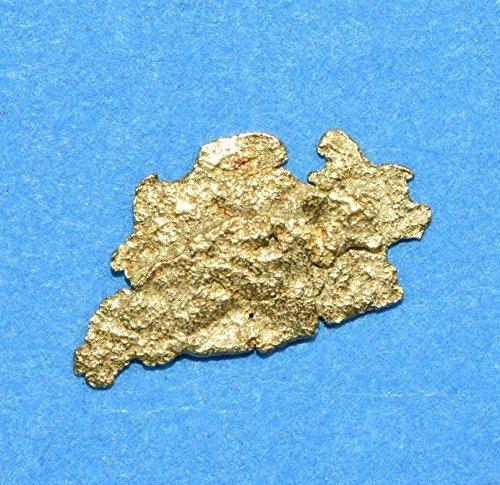 Alaskan-Yukon Bc Gold Rush Natural Nugget 0.10 Grams Genuine Alaska .10-.34