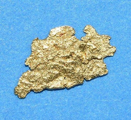 Alaskan-Yukon Bc Gold Rush Natural Nugget 0.12 Grams Genuine Alaska .10-.34