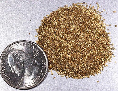 Alaskan Yukon Gold Rush Nuggets #50 Mesh 1/2 Troy Oz 15.5 Grams Bc Flake