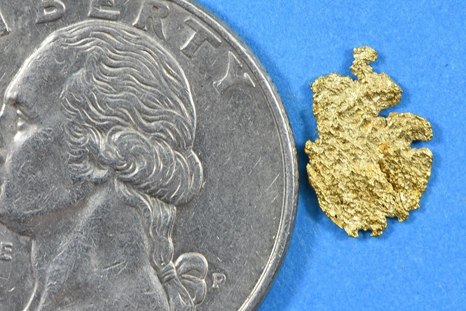 Alaskan-Yukon Bc Gold Rush Natural Nugget 0.29 Grams Genuine Alaska .10-.34