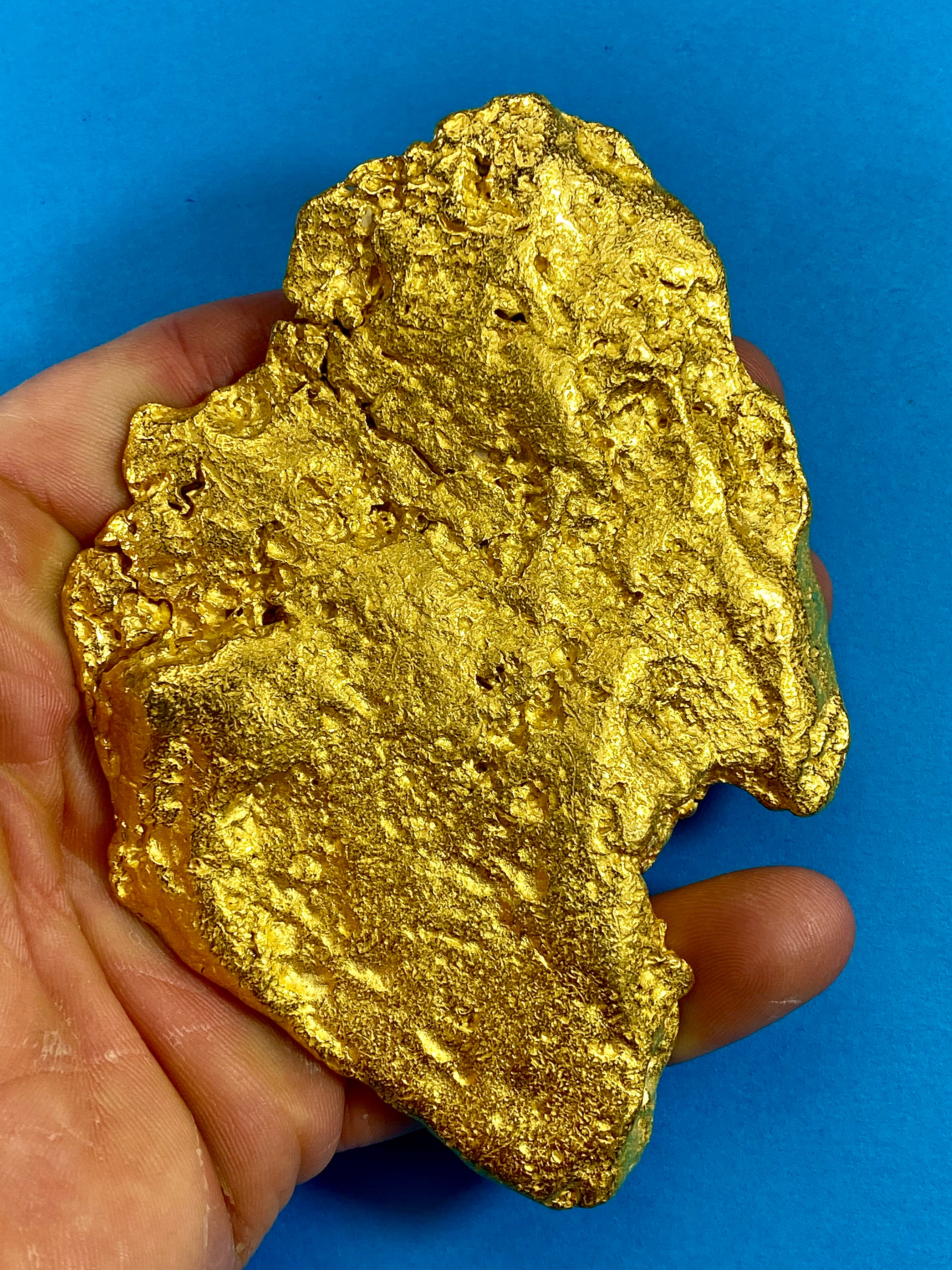 Large Natural Gold Nugget Australian "THE BIG AU” 709.9 Grams 22.82 Troy Ounces Very Rare