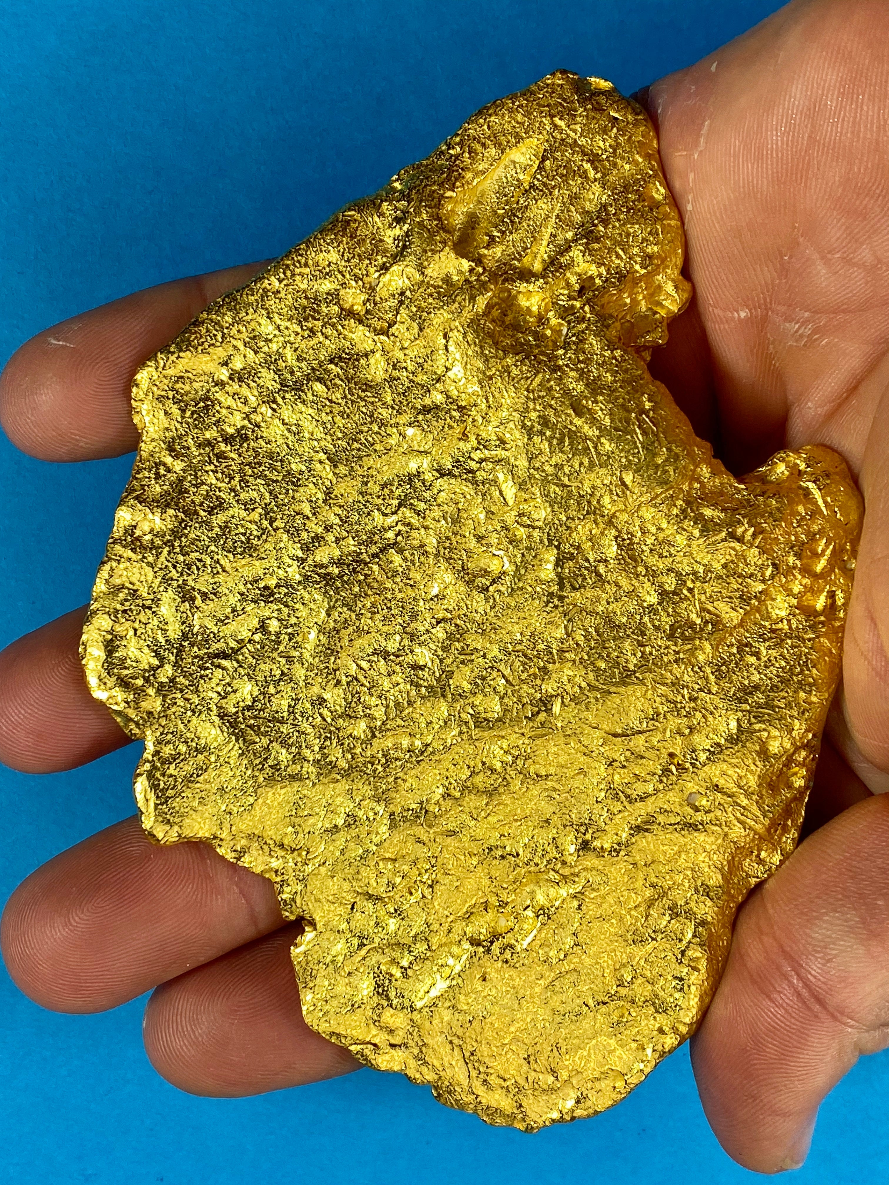 Large Natural Gold Nugget Australian "THE BIG AU” 709.9 Grams 22.82 Troy Ounces Very Rare