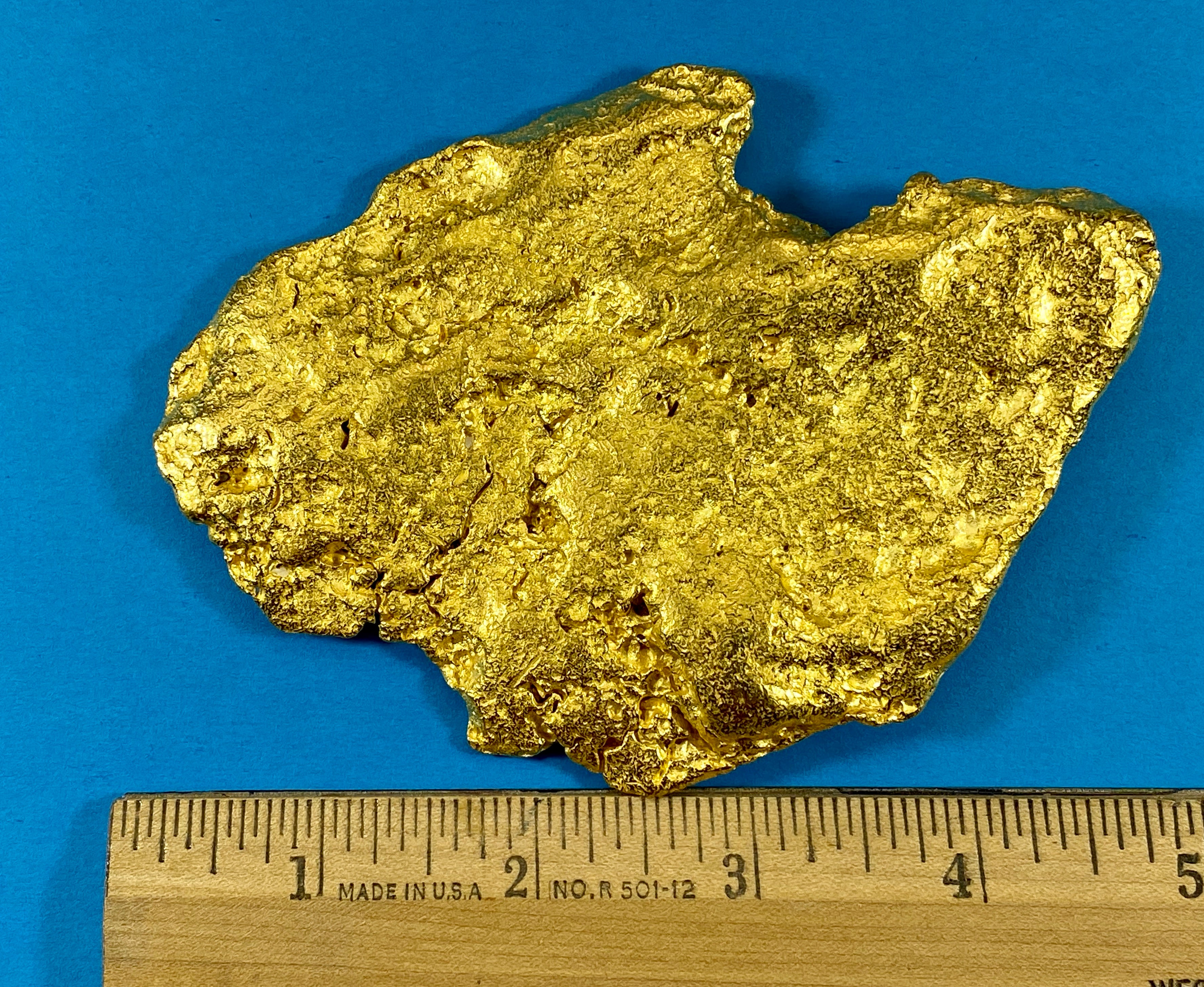 Large Natural Gold Nugget Australian "THE BIG AU” 709.9 Grams 22.82 Troy Ounces Very Rare