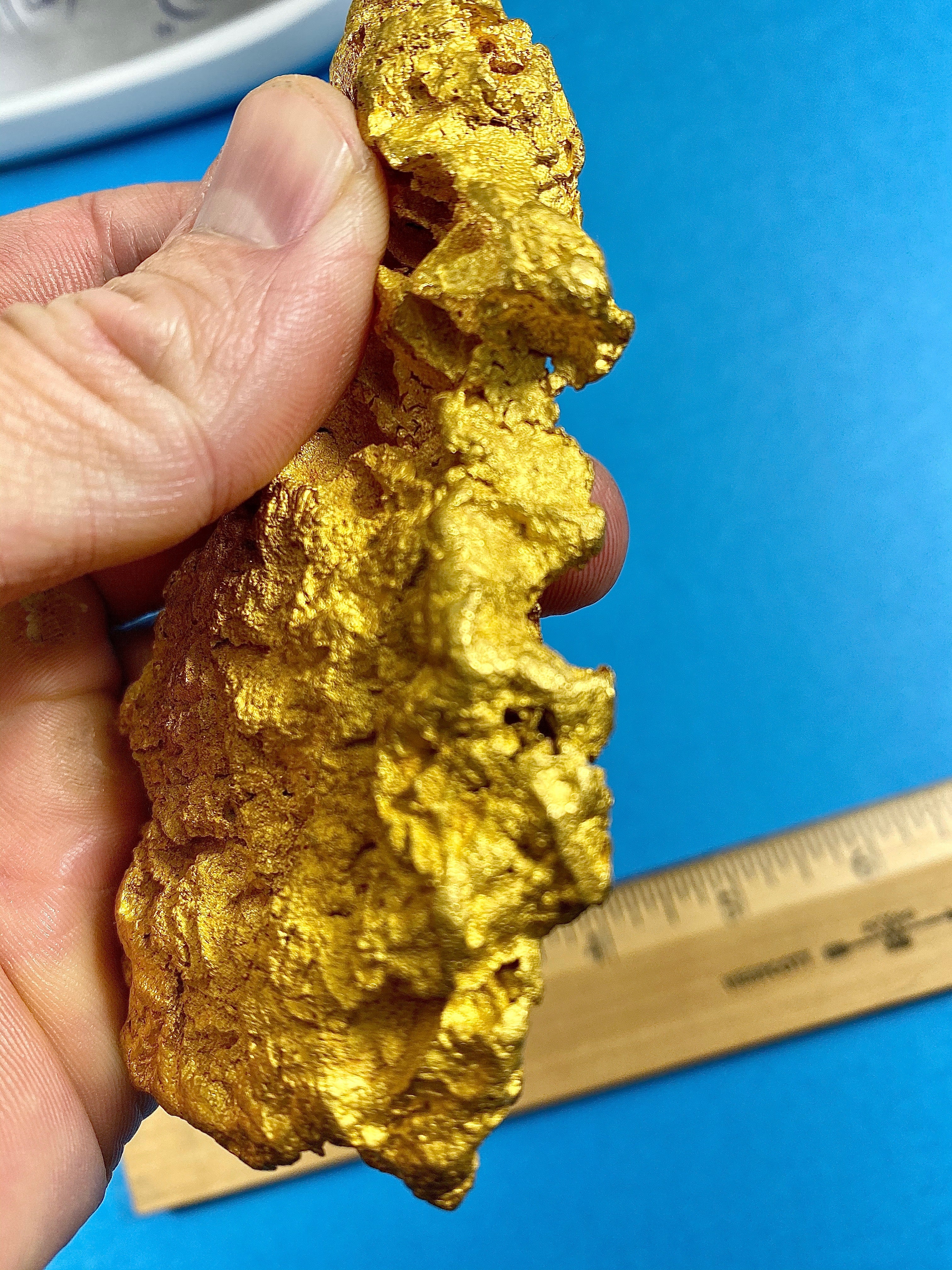 Large Natural Gold Nugget Australian 585.80 Grams 18.83 Troy Ounces Very Rare