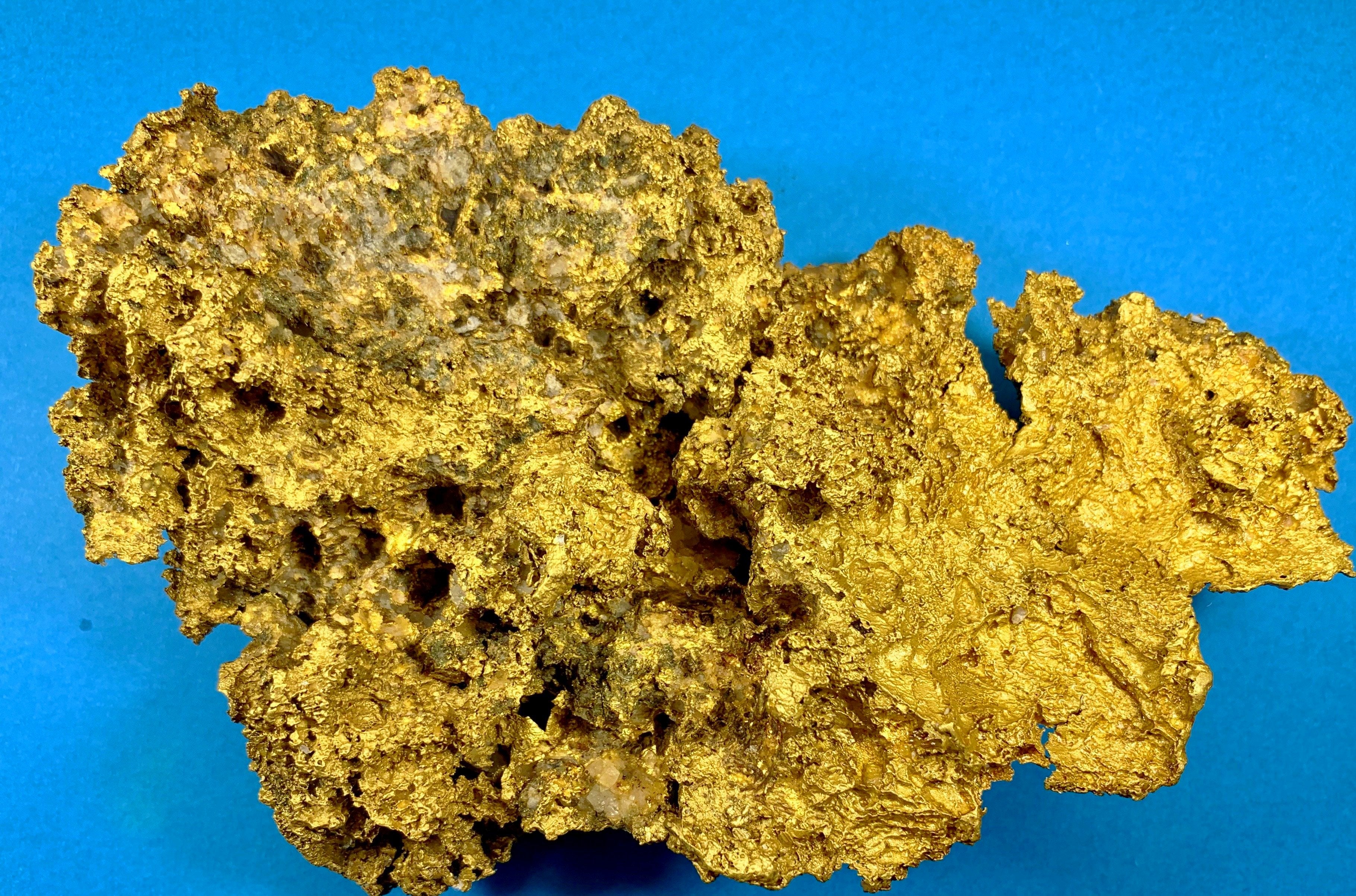 Large Natural Gold Nugget Australian 3,679.2 Grams 118.30 Troy Ounces"Hello There"