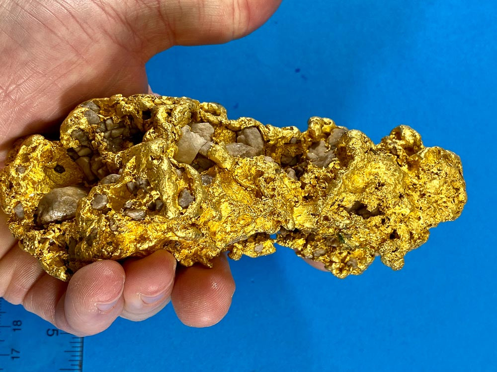 Large Natural Gold Nugget Australian 1461.15 Grams 46.98 Troy Ounces Very Rare