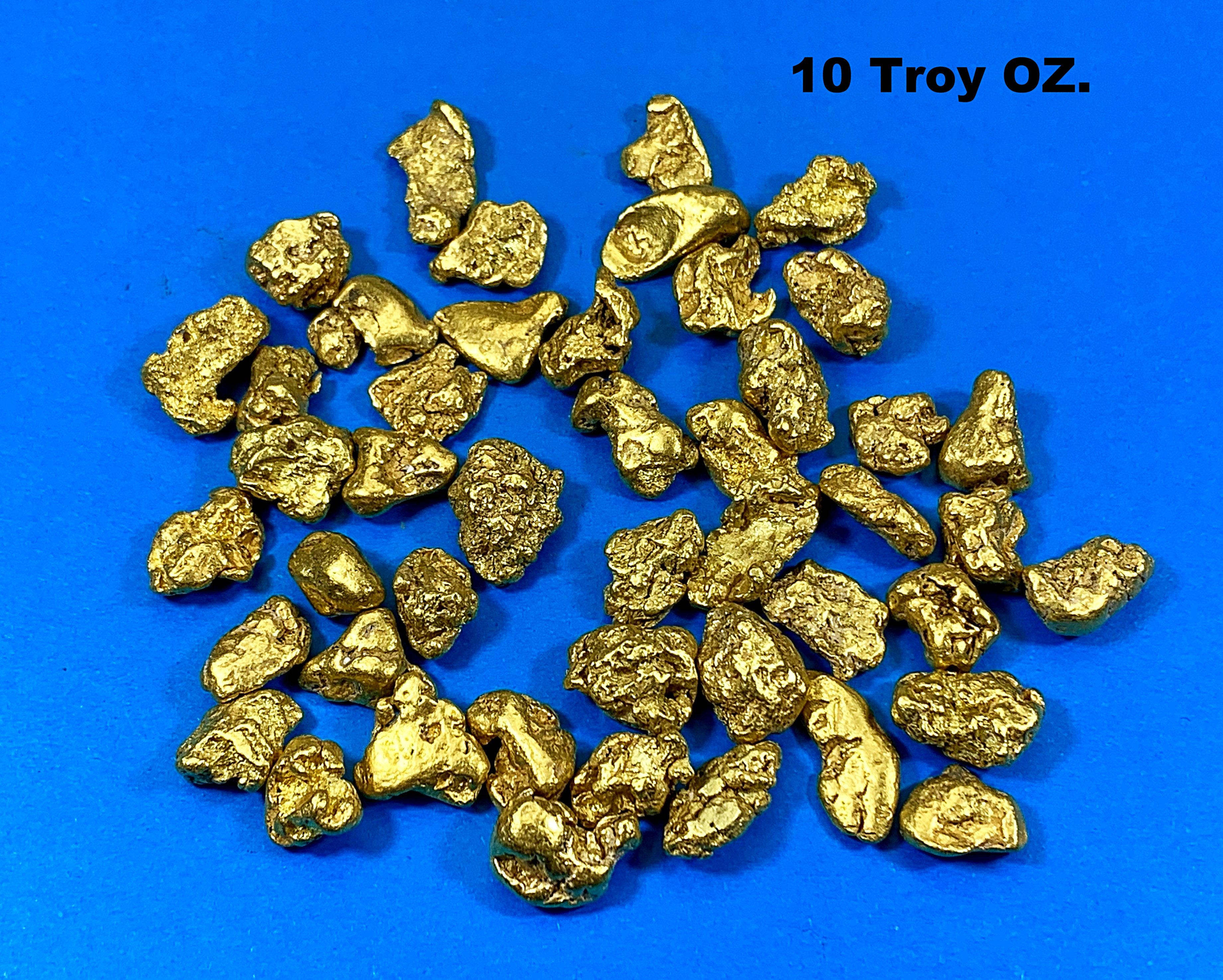 Alaskan BC Natural Gold Nugget 311.00 Gram lot of 5 to 10 gram Nuggets Genuine 10 Troy Oz B&C