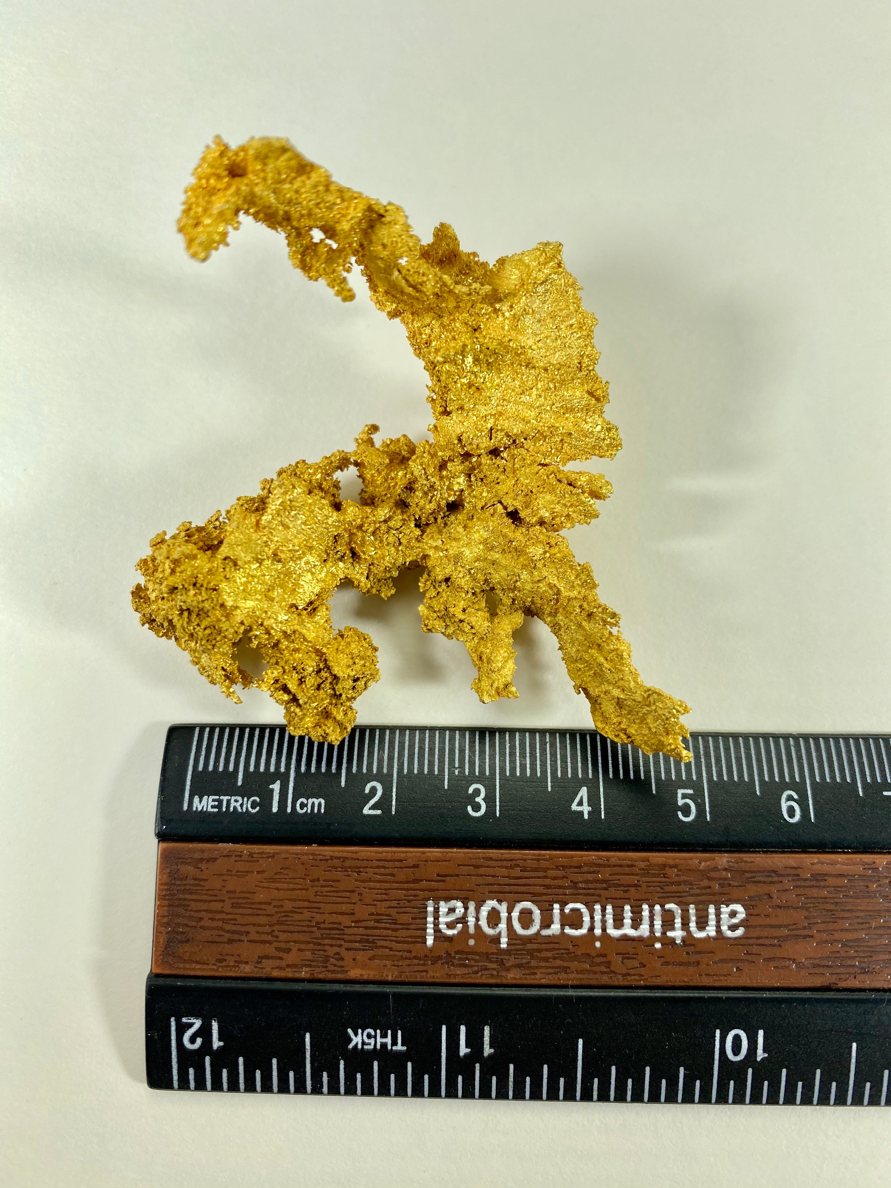 #0220 Large Crystalline Gold Specimen Original 16-1 Mine California 71.45 Grams Genuine 2.3 oz