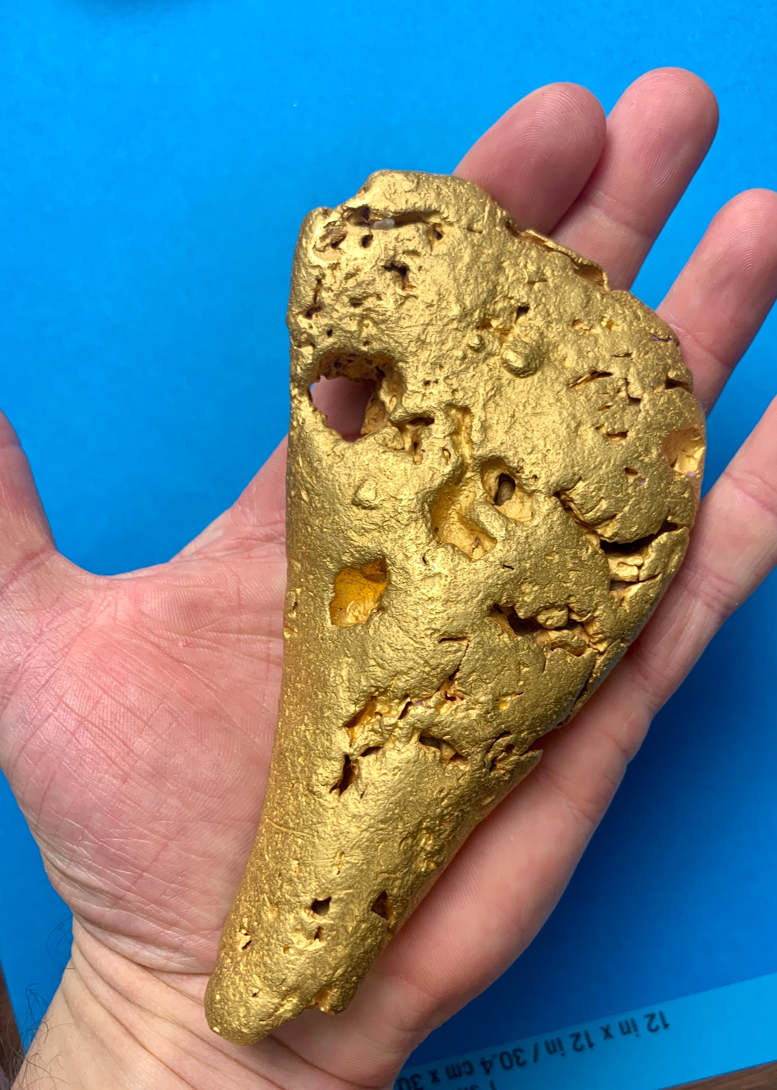 Large Natural Gold Nugget Australian 1,576.9 Grams 50.7 Troy Ounces Very Rare