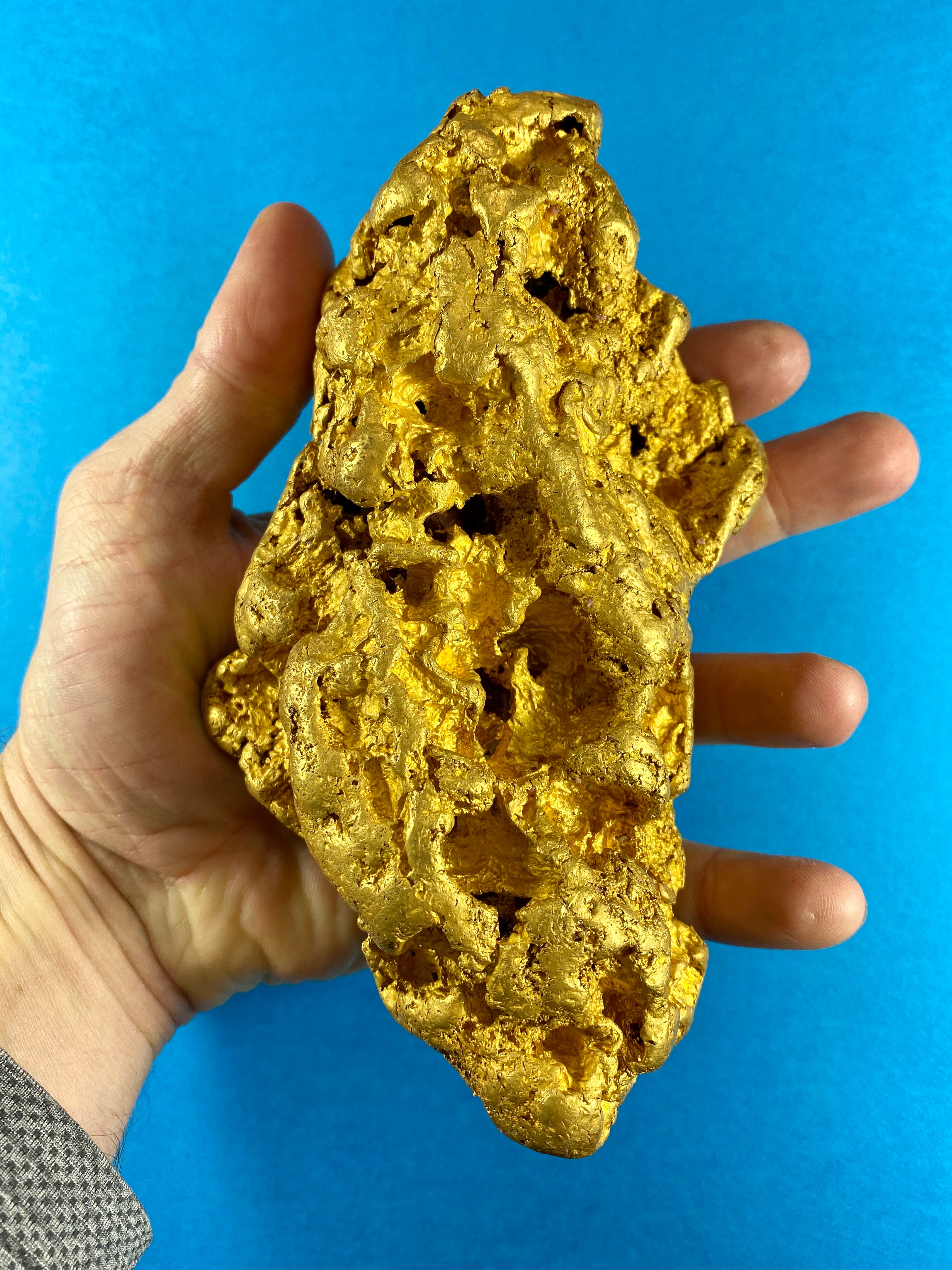 "Crikey She's Dense" Natural Gold Nugget Australian 3089.5 Grams 99.34 Troy Ounces Very Rare Make Offer
