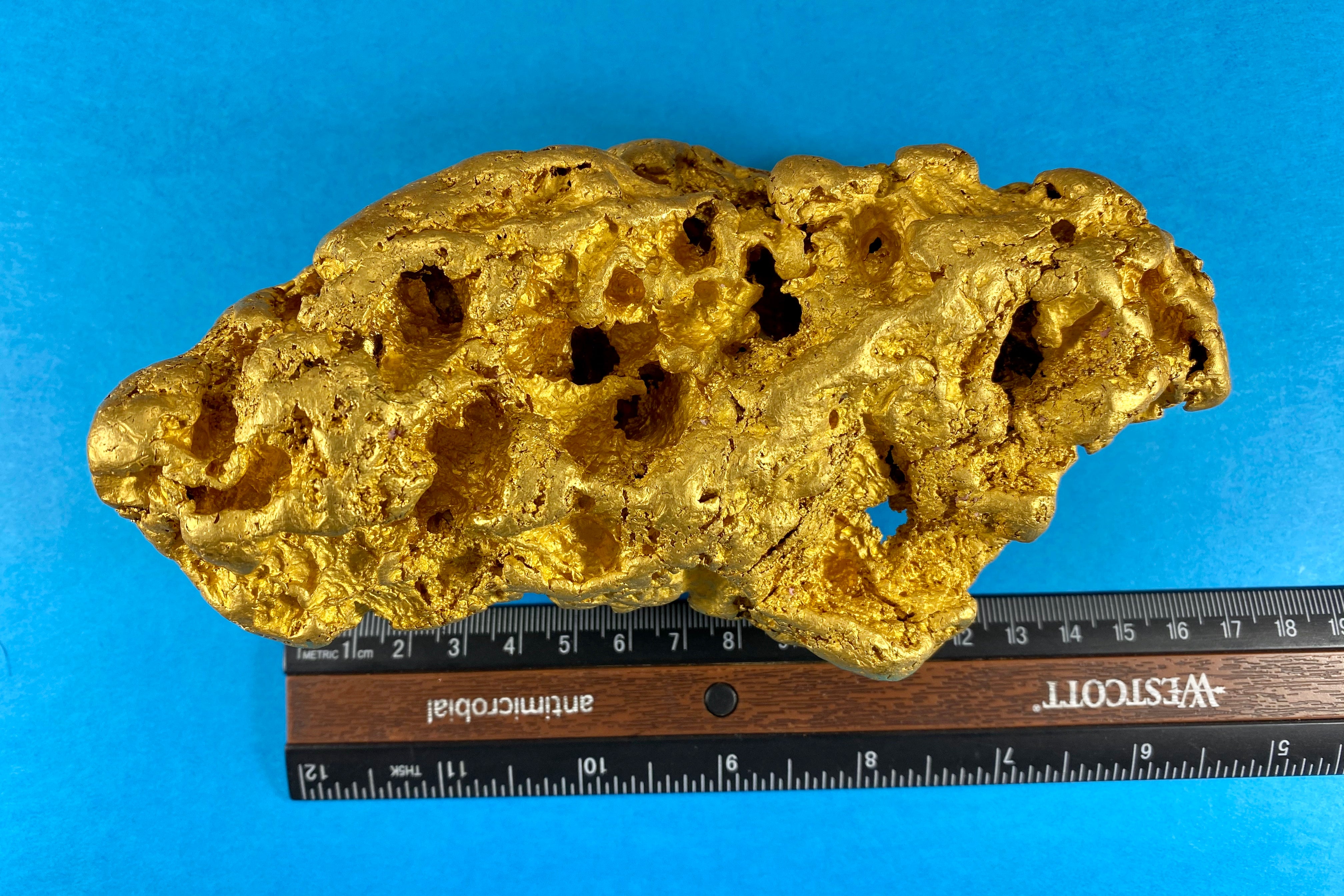 "Crikey She's Dense" Natural Gold Nugget Australian 3089.5 Grams 99.34 Troy Ounces Very Rare Make Offer