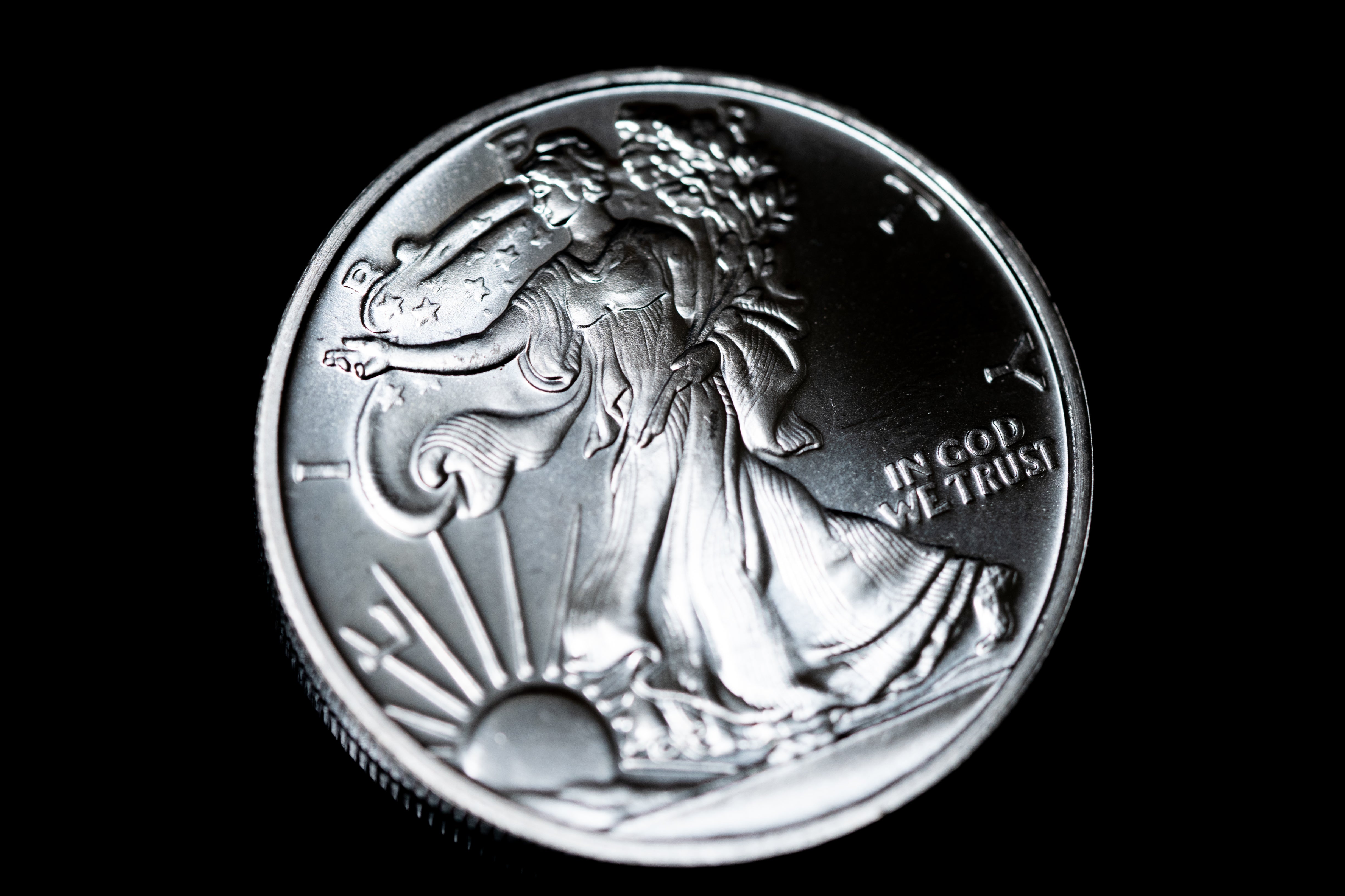 Silver 1  Oz Coin Walking Liberty .999 Silver