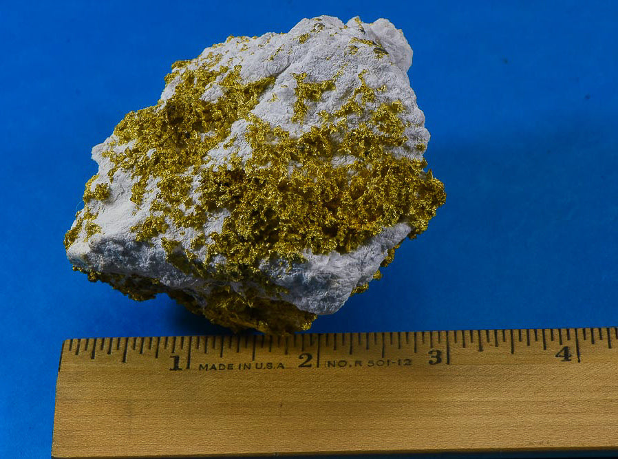 Large Gold Bearing Quartz Specimen Sierra Mining District California 298.37 Grams 9.59 OZ Genuine