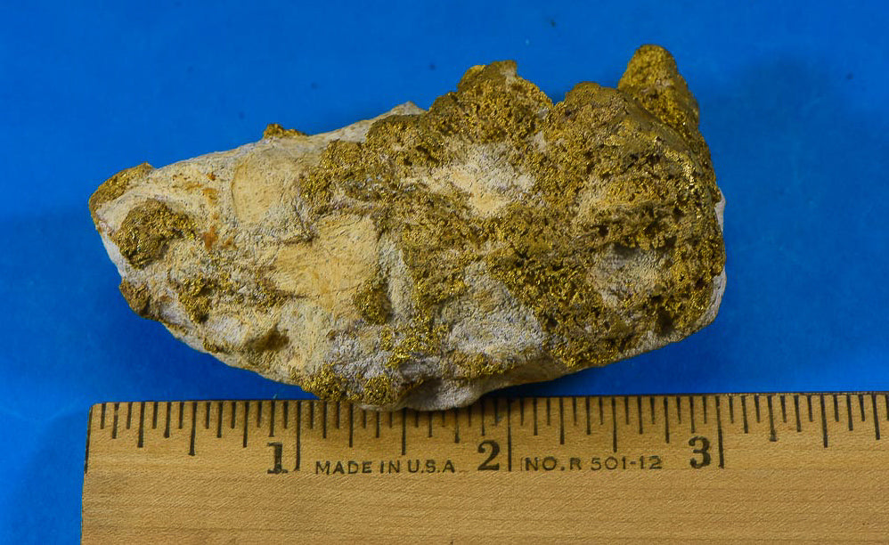 Large Gold Bearing Quartz Specimen Sierra Mining District California 208.69Grams 6.71 OZ Genuine