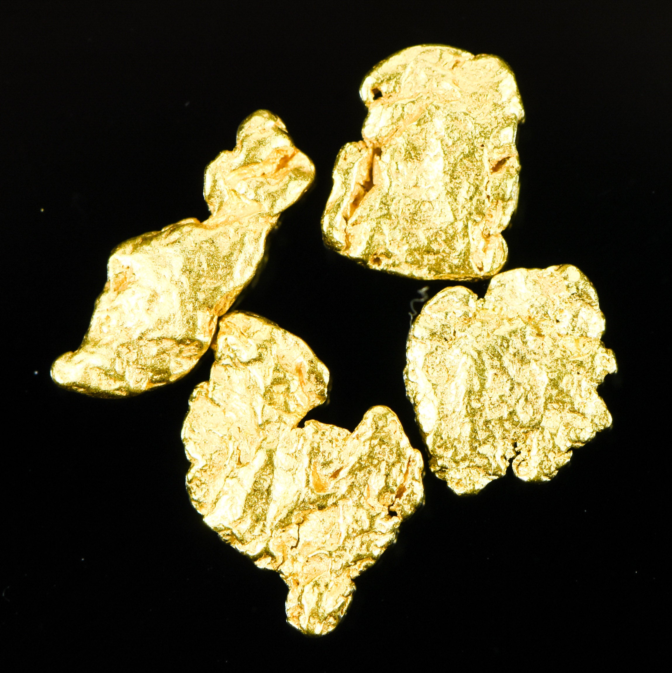 Alaskan Yukon BC Gold Rush Nuggets #6 Mesh 1 Gram of Fines