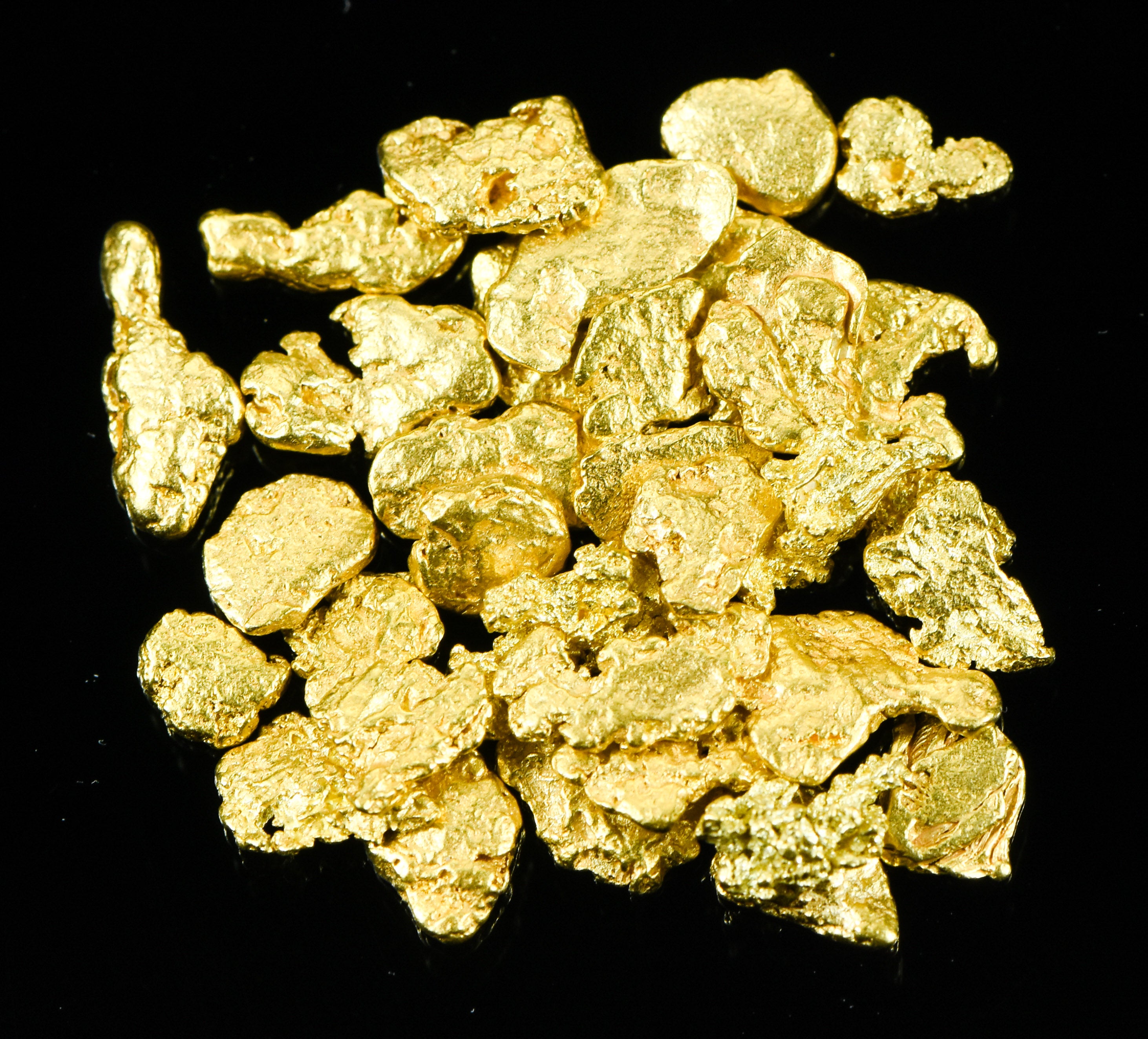 Alaskan Yukon BC Gold Rush Nuggets #6 Mesh 10 GRAMS OF CLEAN GOLD FLAKES