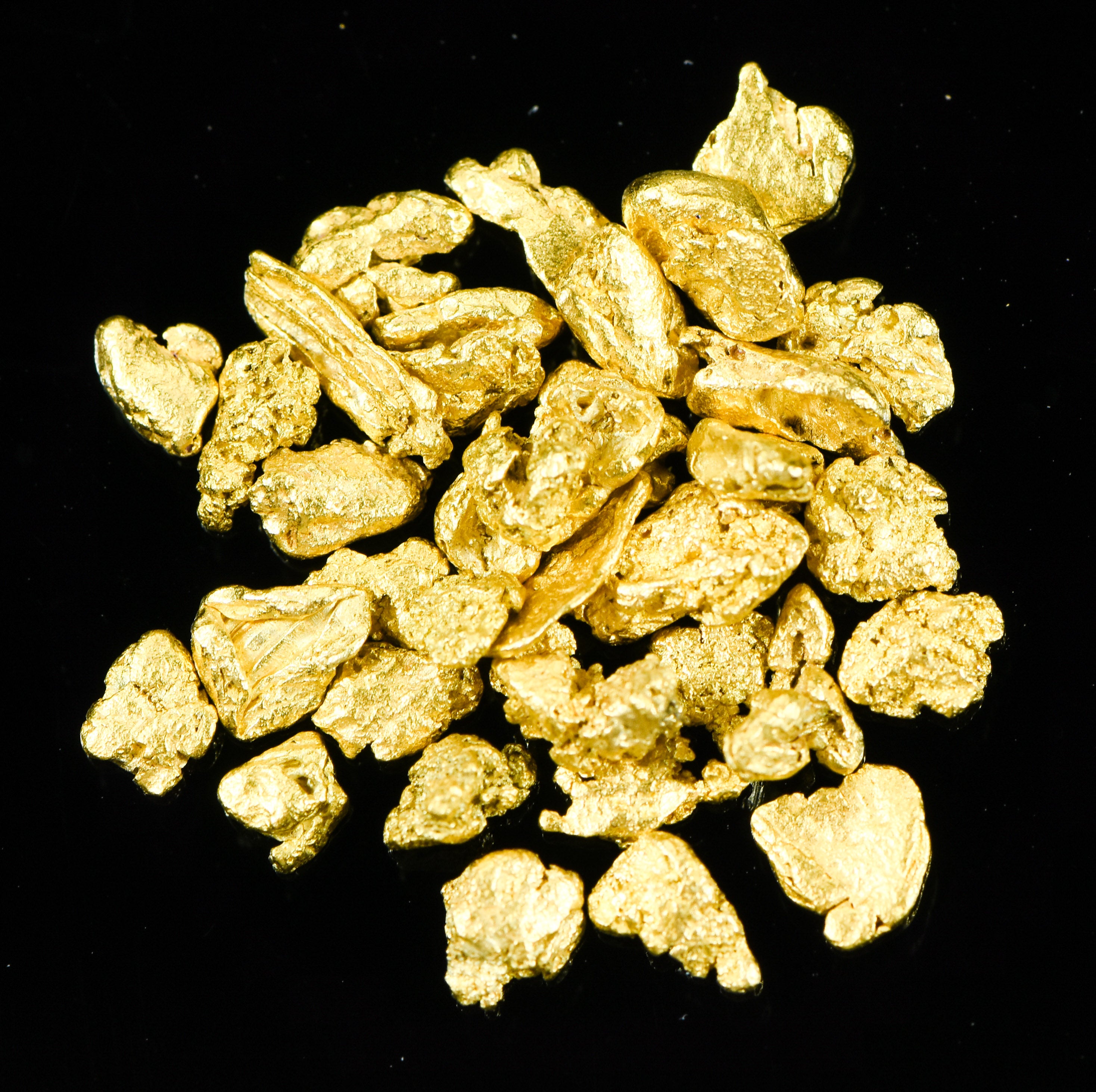 Alaskan Yukon Gold Rush Nuggets #8 Mesh 5 GRAMS OF CLEAN GOLD FLAKES