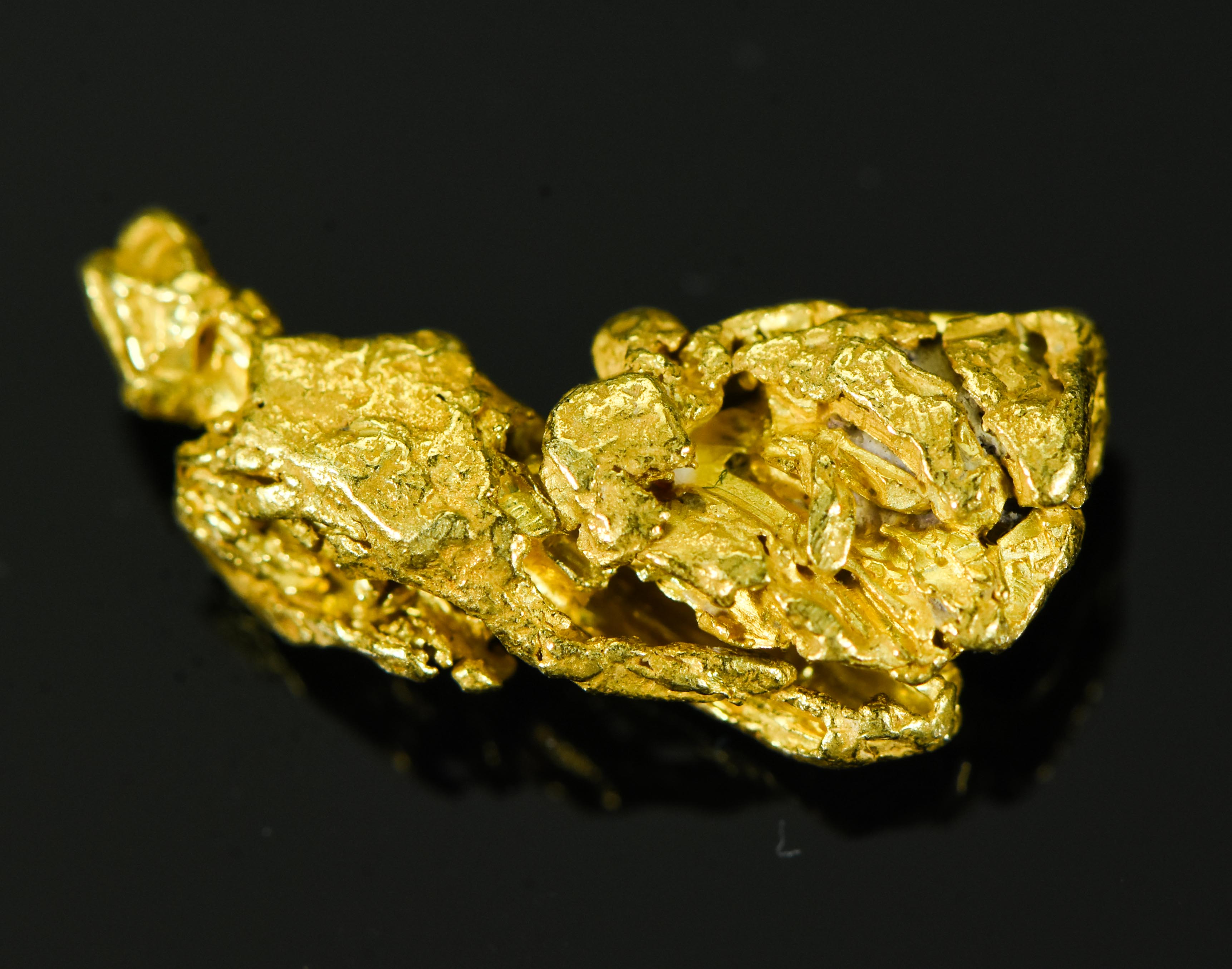 L-116 Alaskan BC Exotic Shaped Gold Nugget "Special Collection" 2.05 Grams