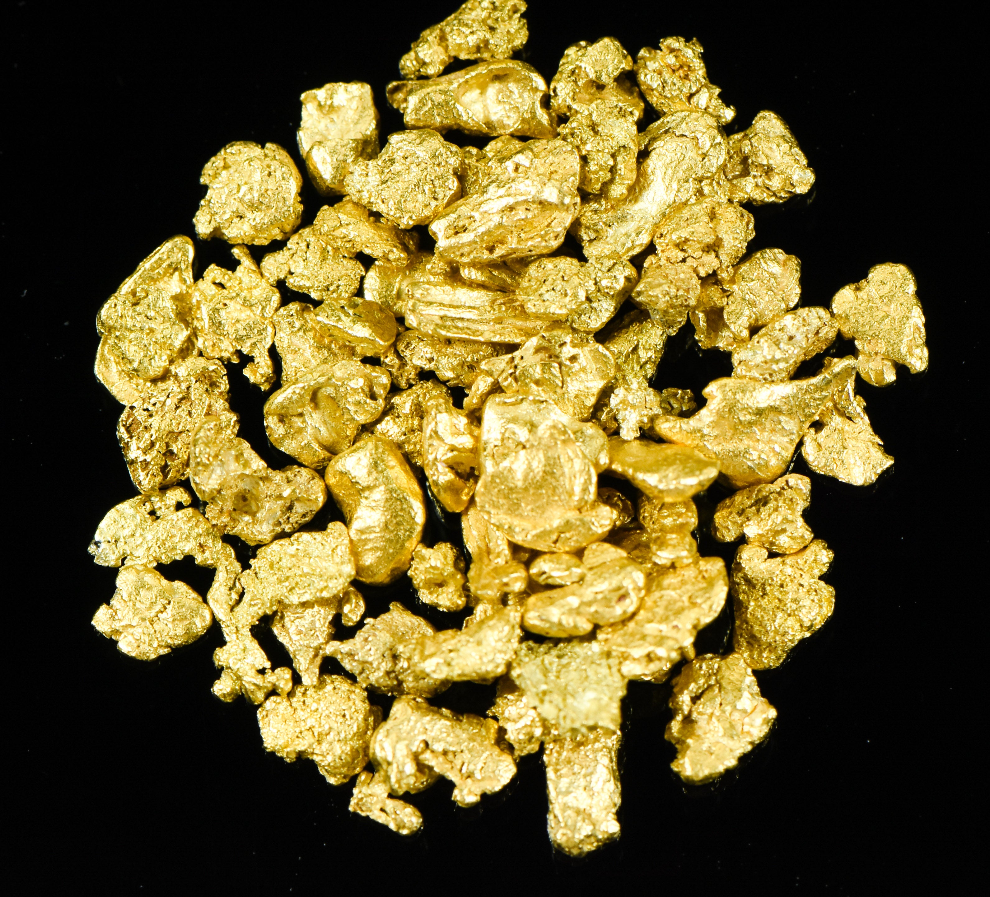 Alaskan Yukon Gold Rush Nuggets #8 Mesh 10 GRAMS OF CLEAN GOLD FLAKES