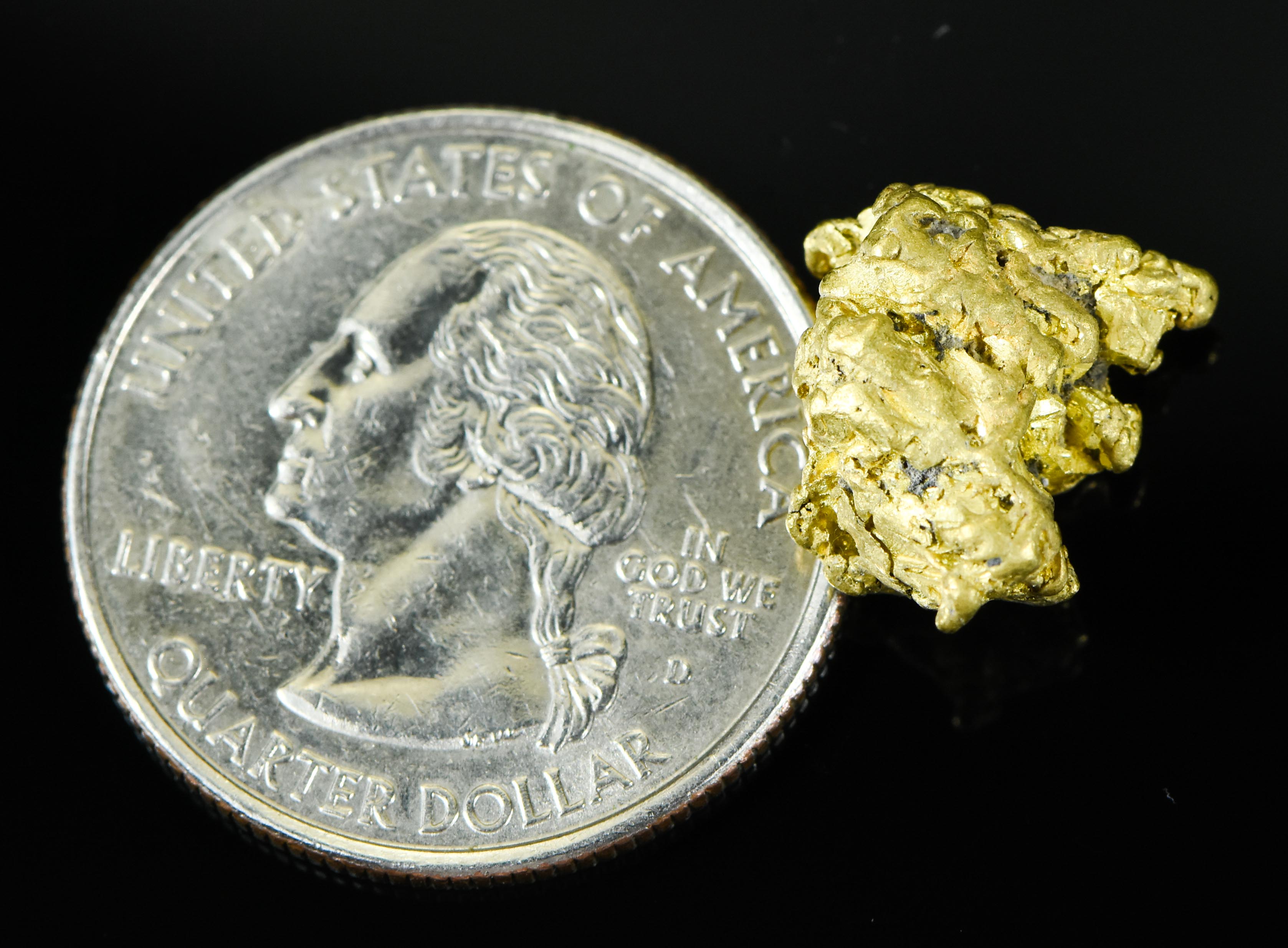 L-127 Alaskan BC Exotic Shaped Gold Nugget "Special Collection" 4.87 Grams