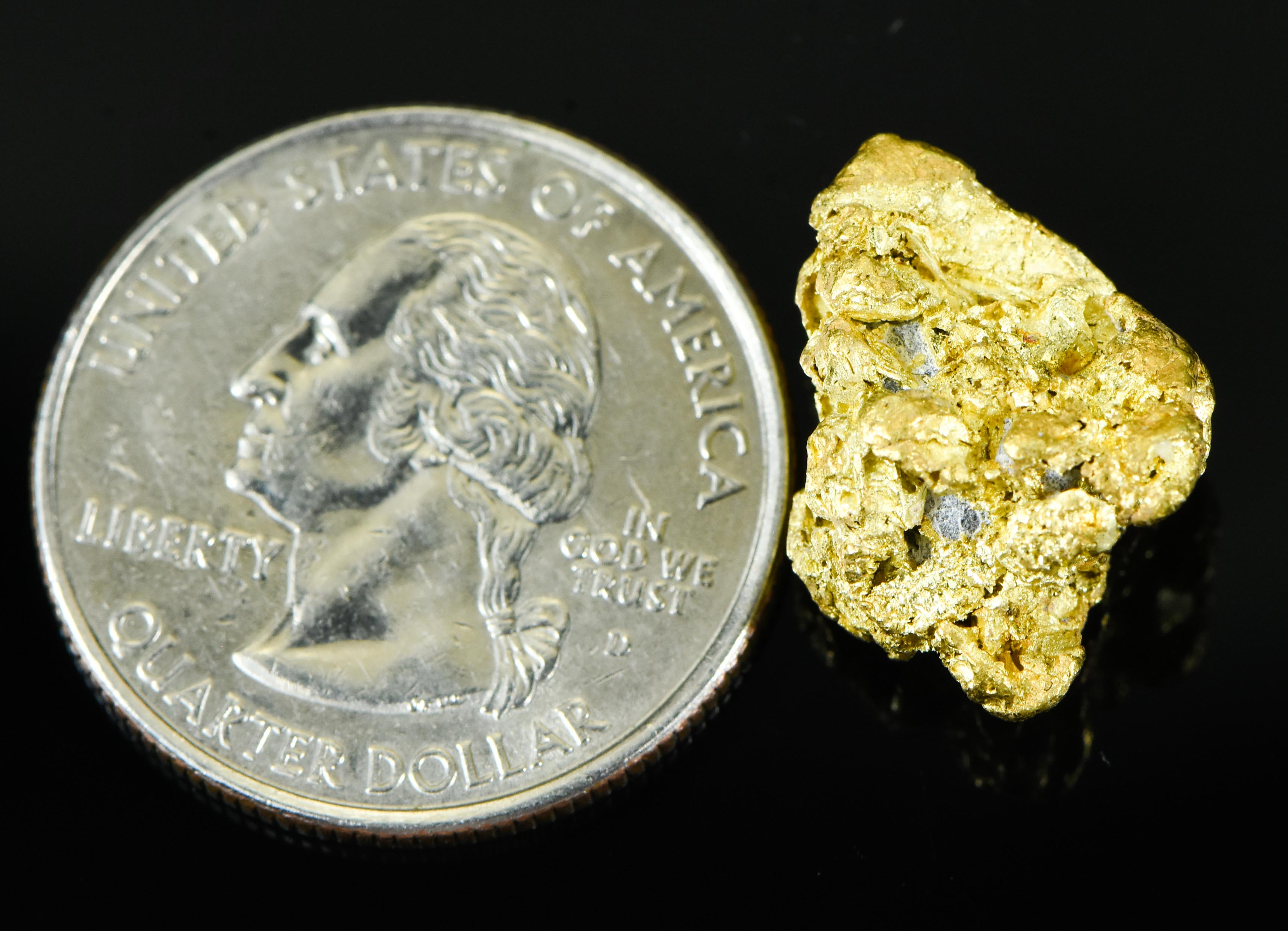 L-10 Alaskan BC Exotic Shaped Gold Nugget "Special Collection" 7.53 Grams