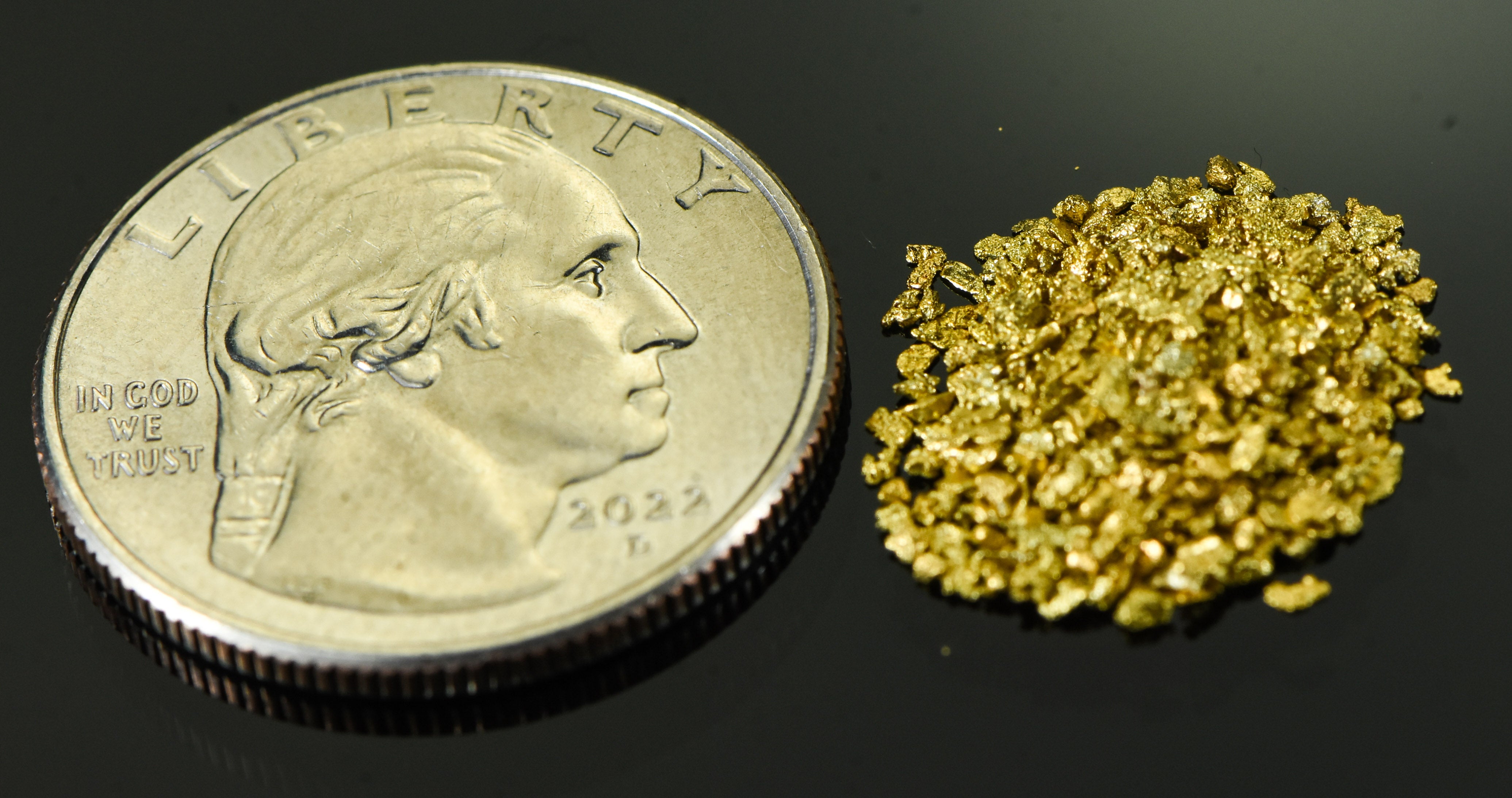 Alaskan Yukon Gold Rush Nuggets #25 Mesh 2 GRAMS