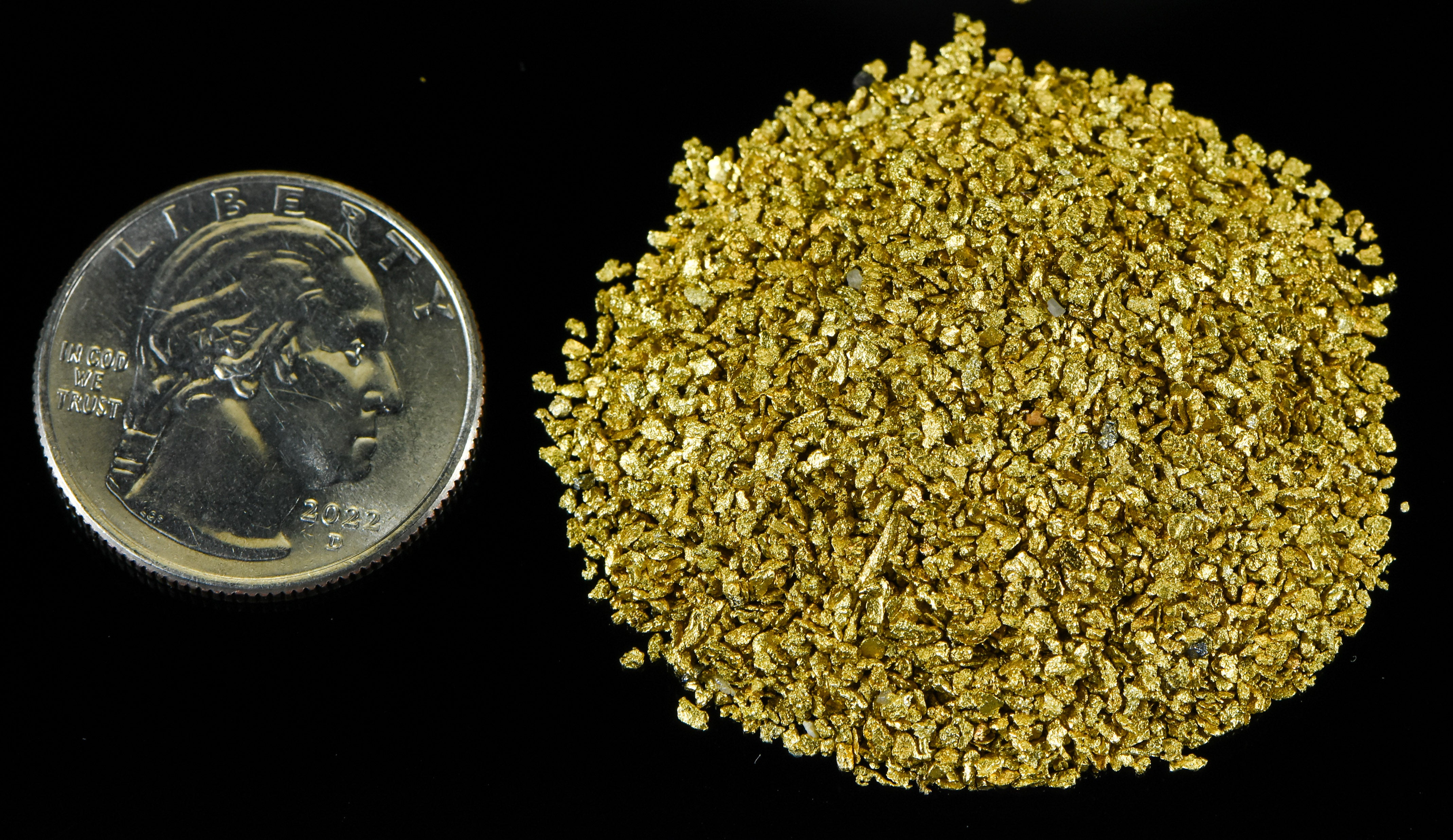Alaskan Yukon Gold Rush Nuggets #25 Mesh 1 Troy Oz 31.1 Gram 20 DWT Authentic