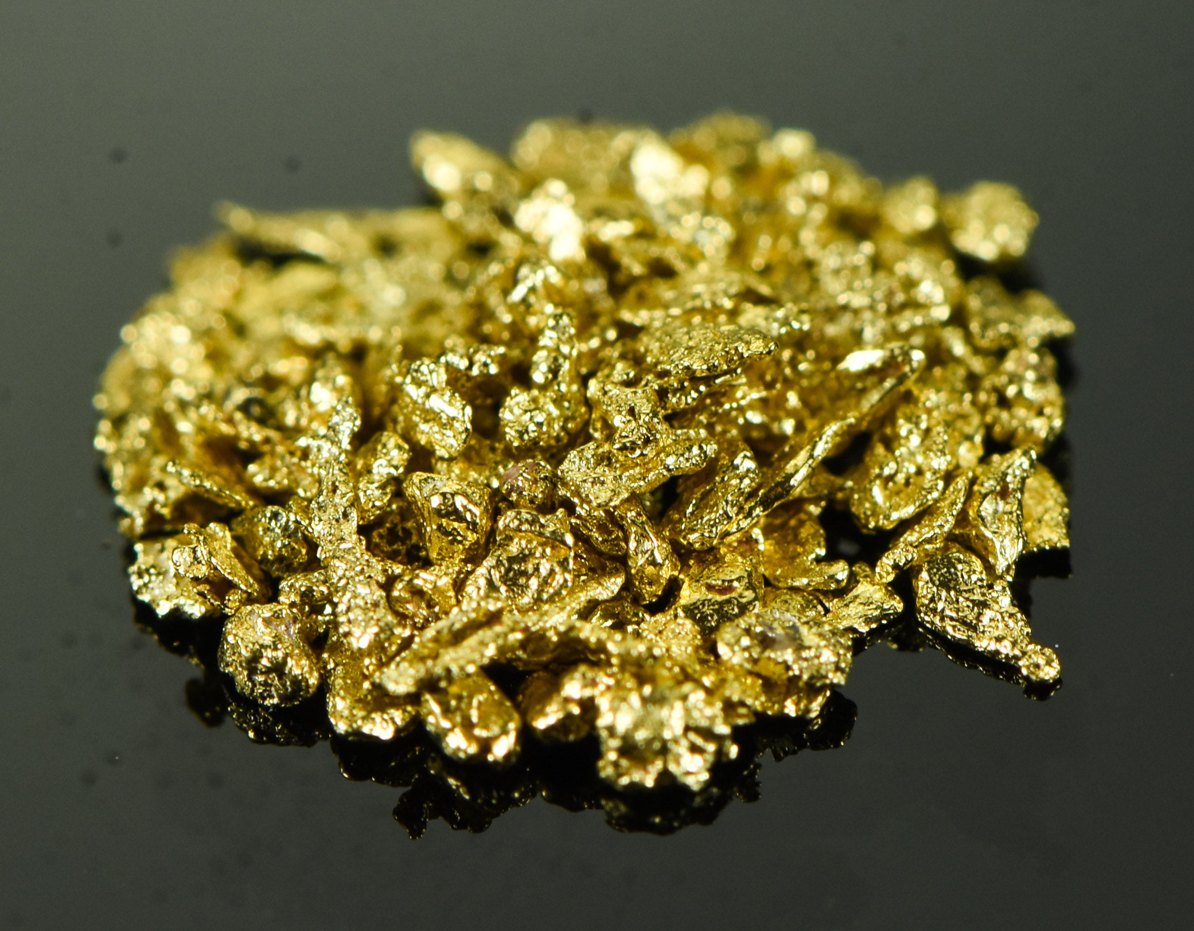 Alaskan Yukon Gold Rush Nuggets 18 Mesh 1 Gram of Small Fines