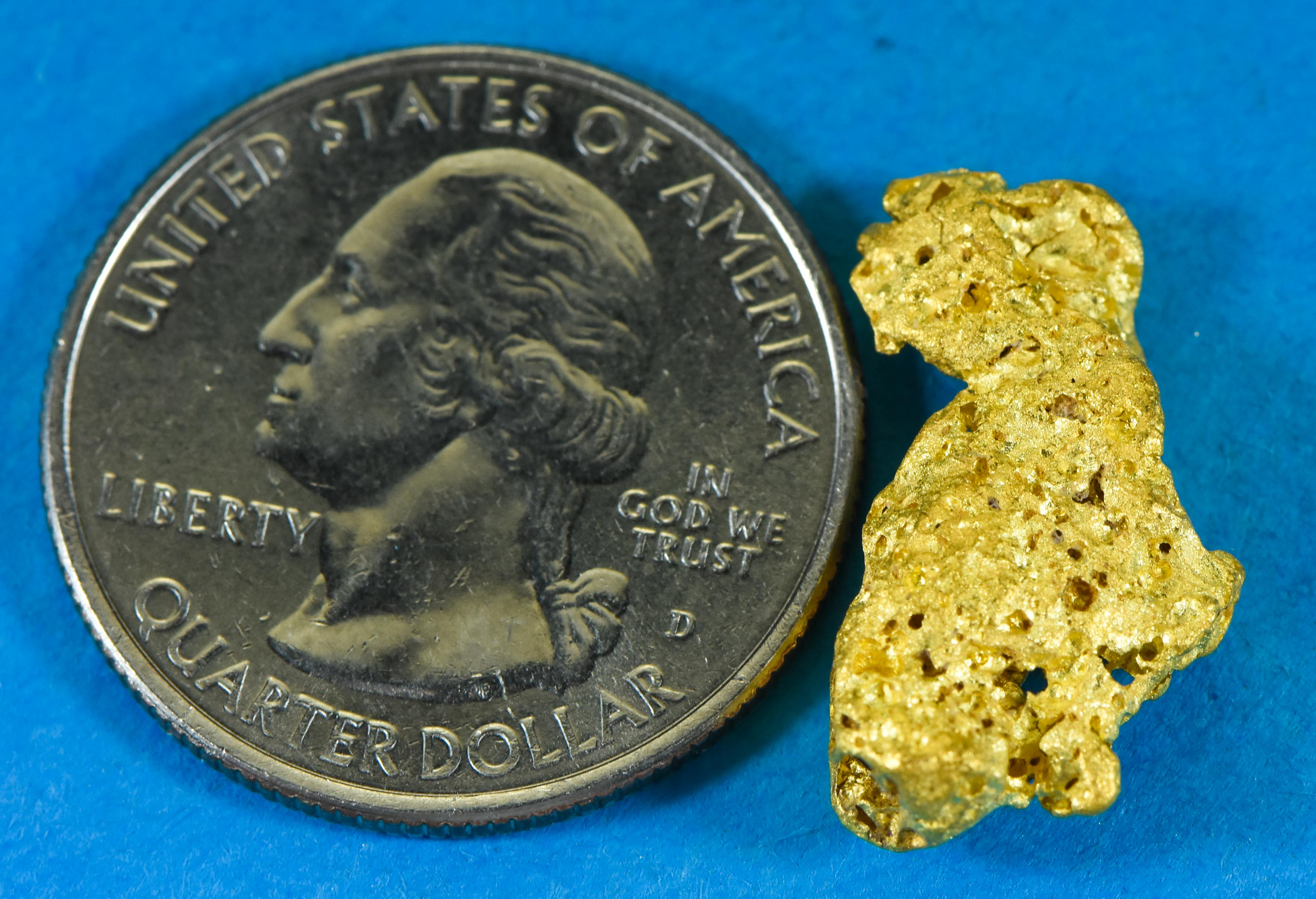 #1090 Natural Gold Nugget Australian 6.14 Grams Genuine