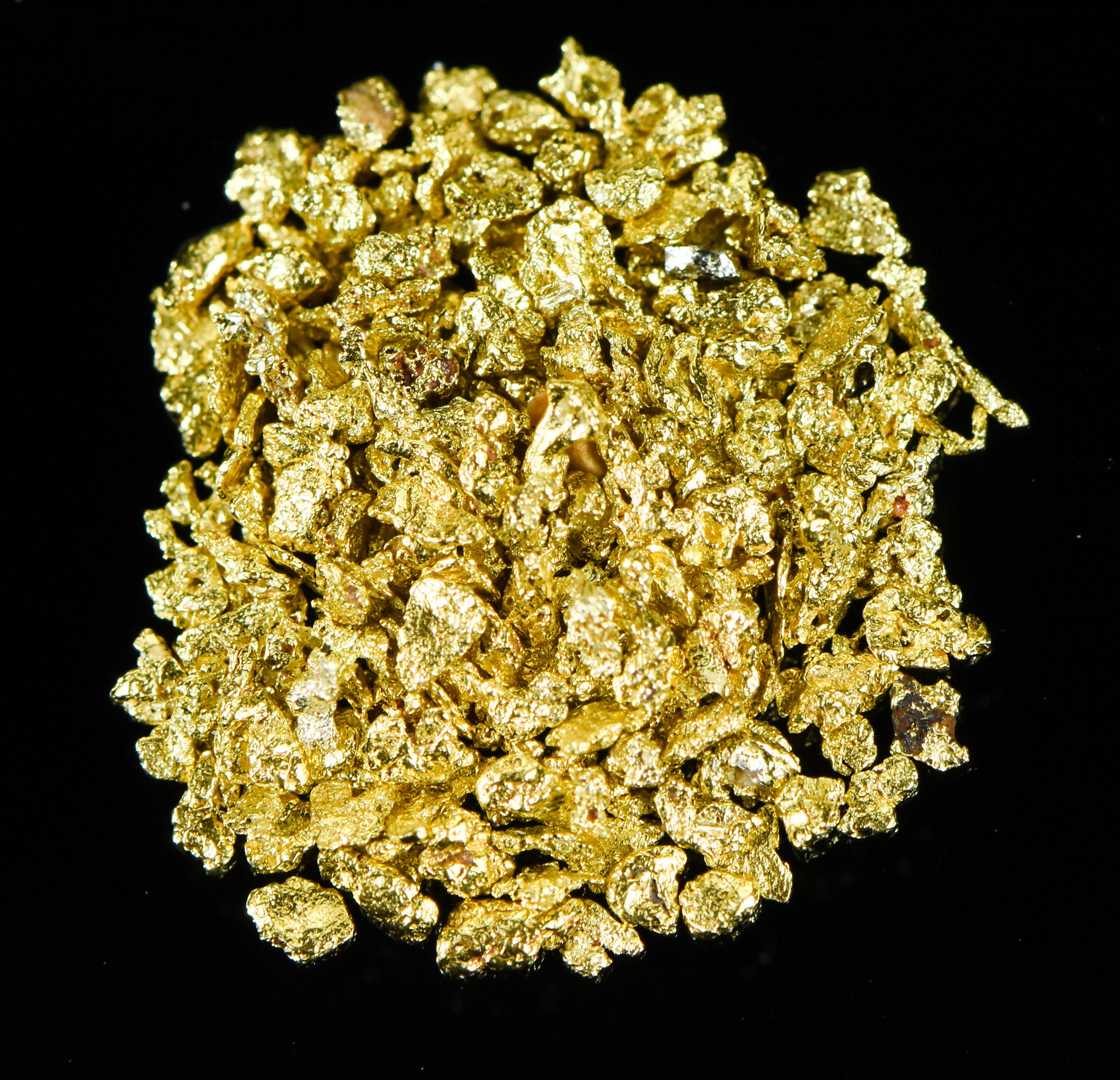 Alaskan Yukon Gold Rush Nuggets 18 Mesh .05 Troy Oz.1.55 Grams or 1 DWT