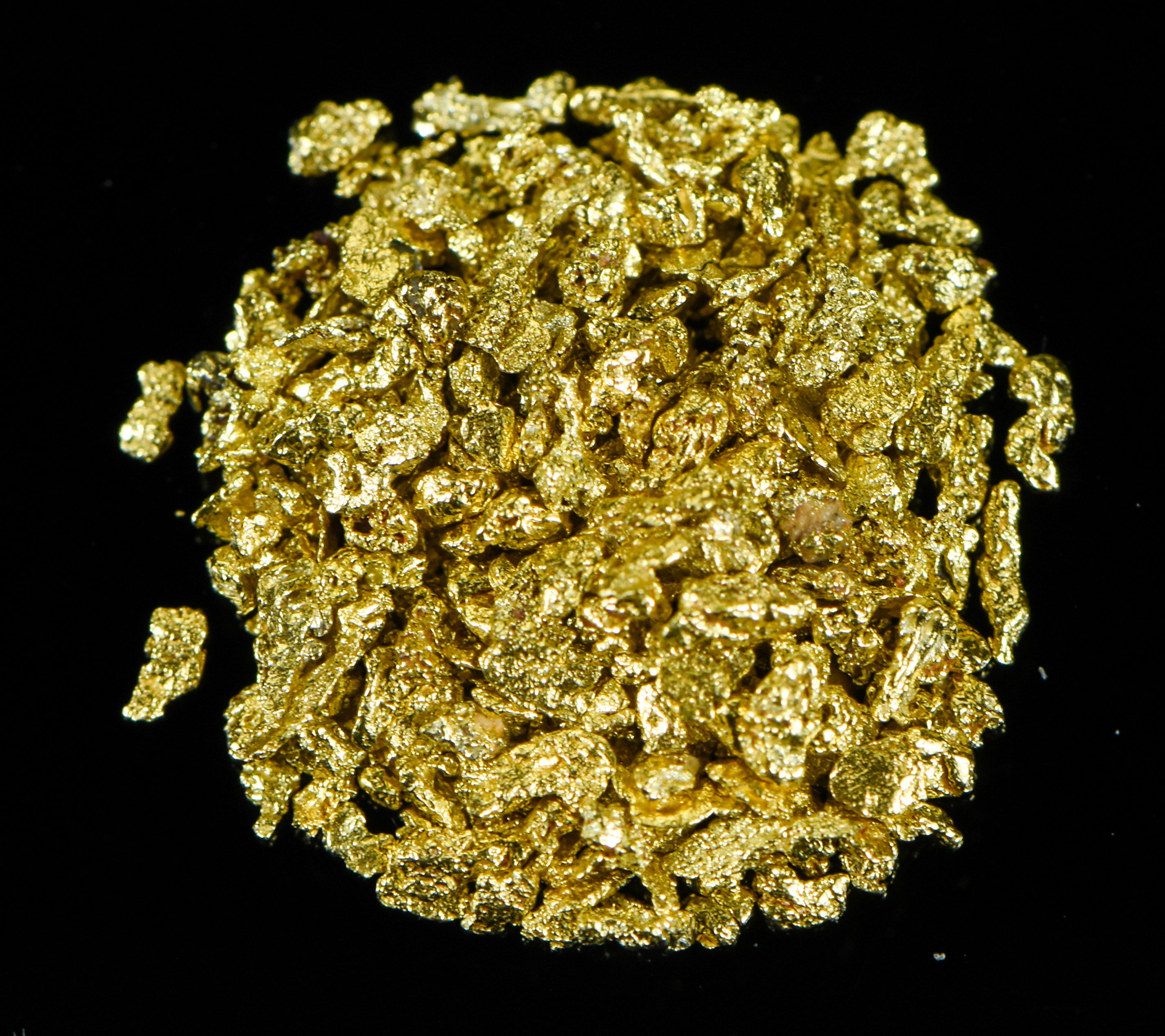 Alaskan Yukon Gold Rush Nuggets 18 Mesh 2 Grams of Small Fines