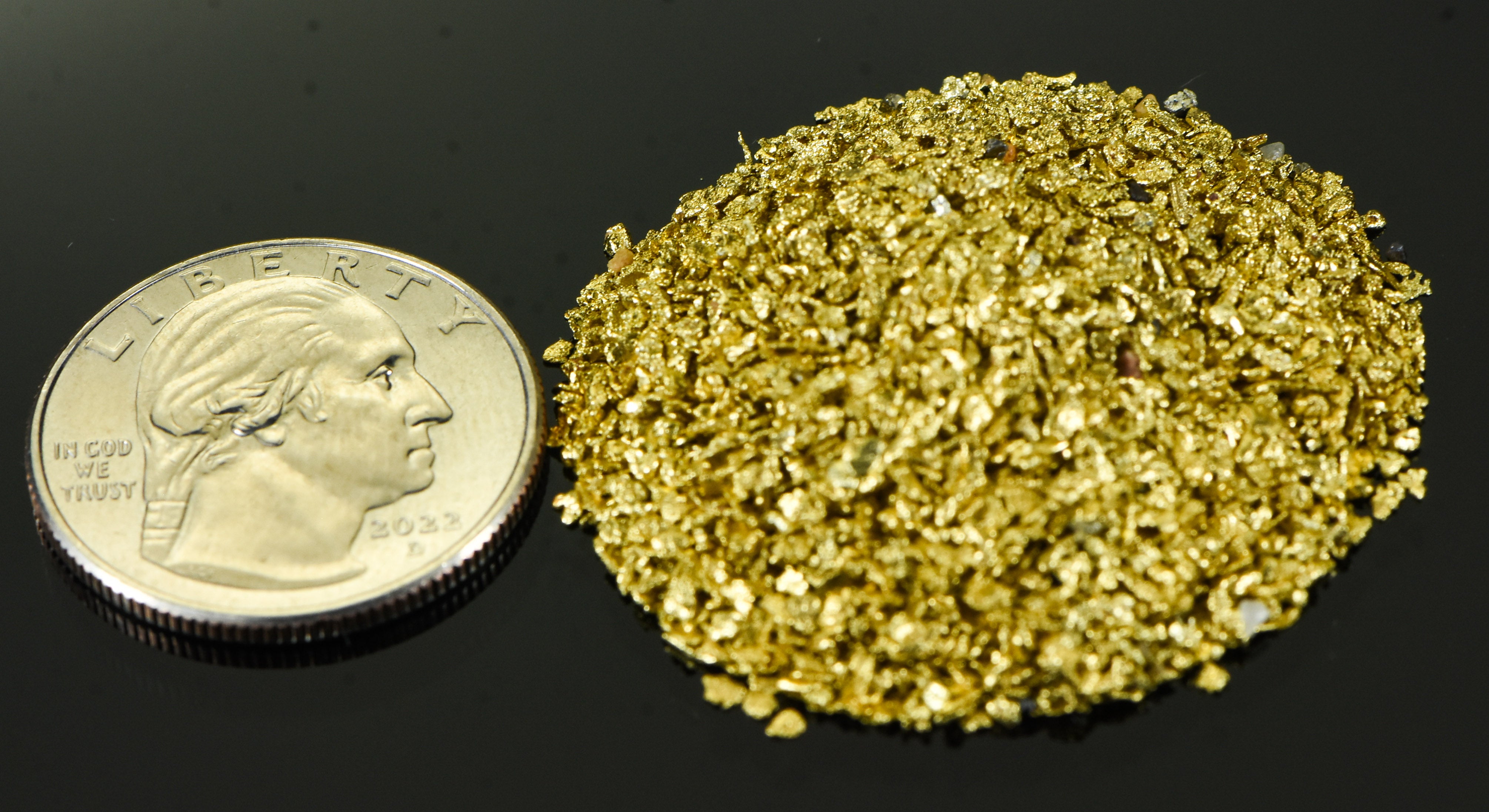 Alaskan Yukon Gold Rush Nuggets 18 Mesh 1 Troy Oz 31.1 Gram 20 DWT