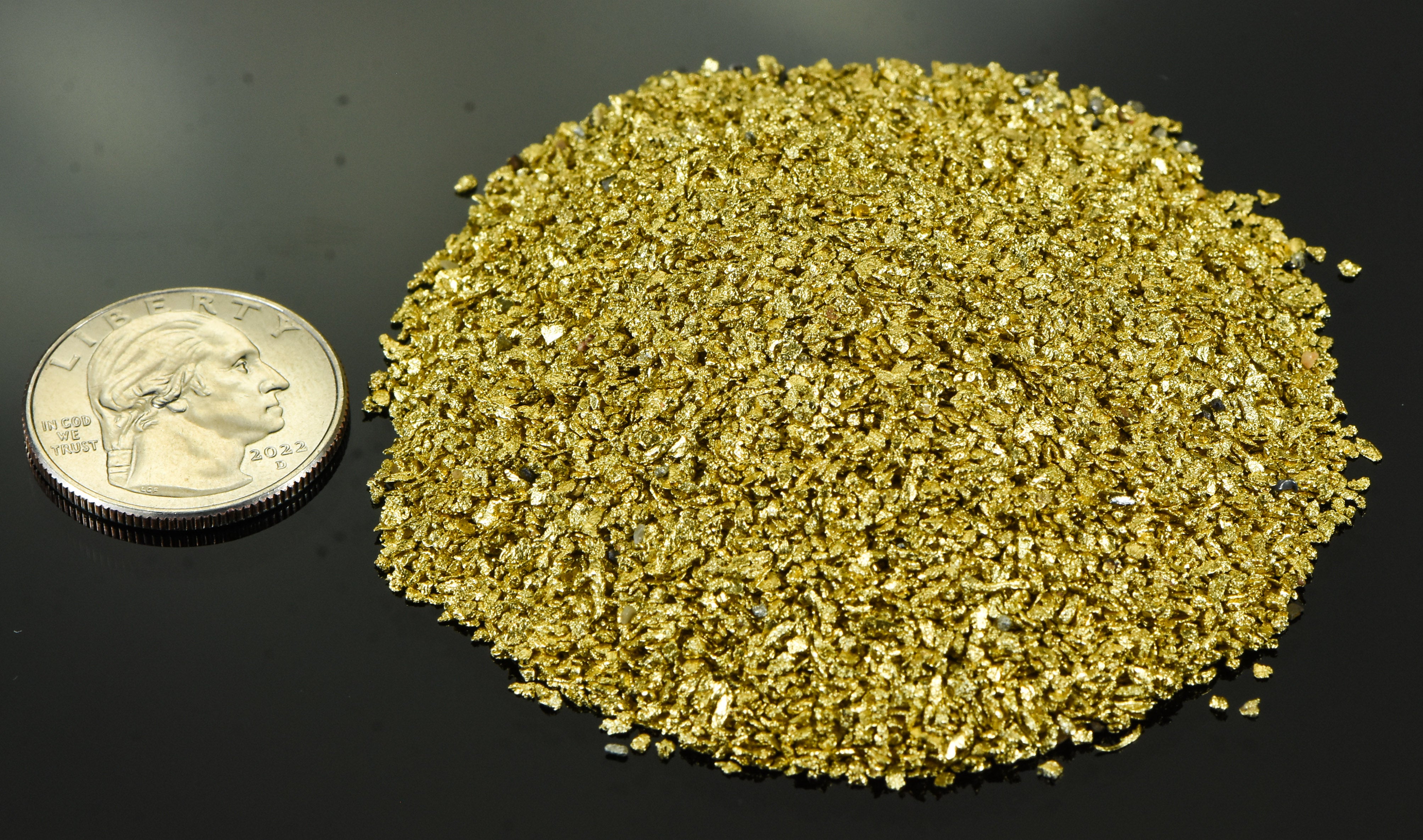 Alaskan Yukon Gold Rush Nuggets 18 Mesh 5 Troy Ounce 155.5 Grams