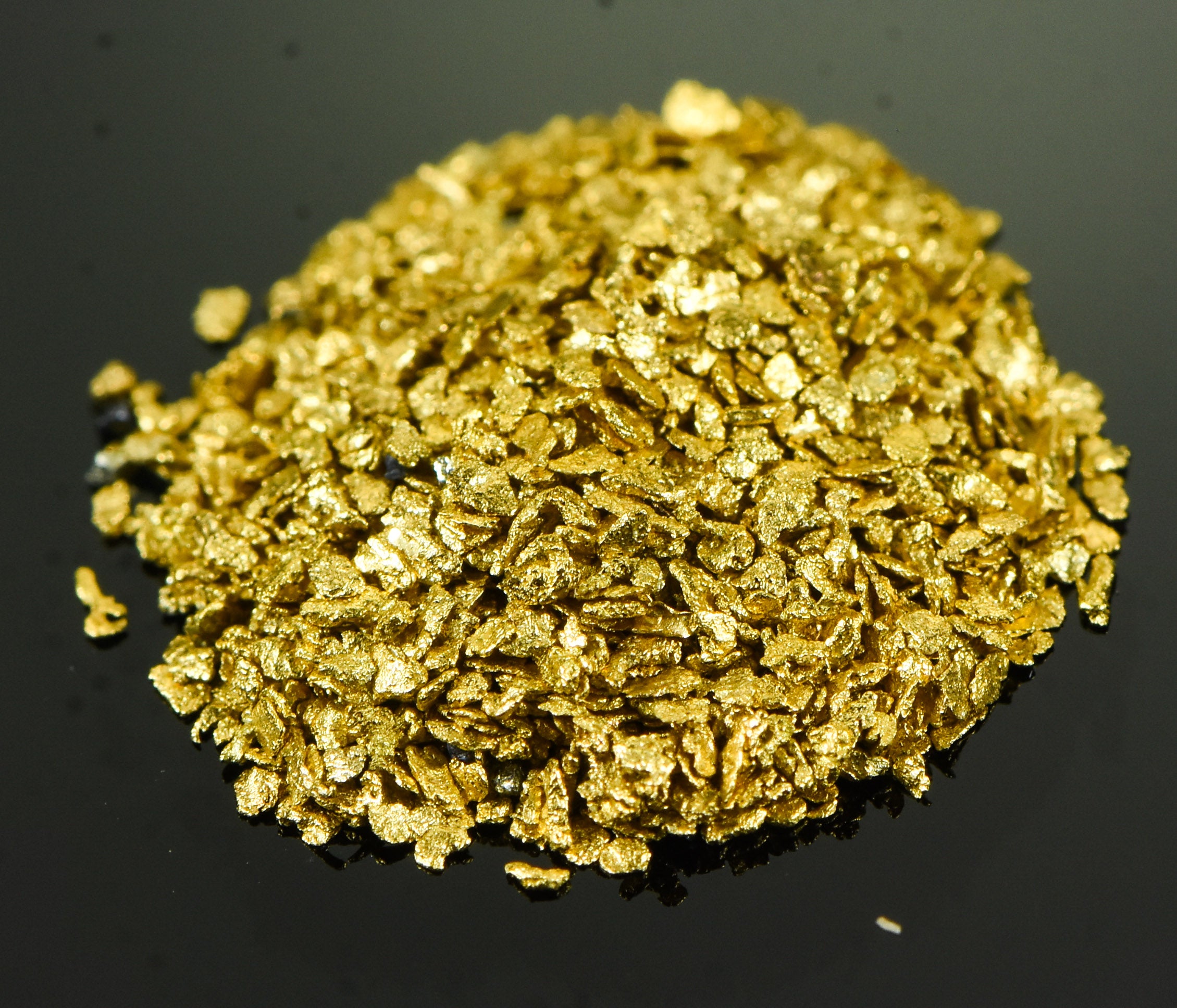 Alaskan Yukon BC Gold Nuggets #30 Mesh 3 Grams of Super Small Fines