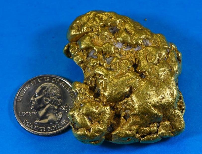 Large Alaskan BC Natural Gold Nugget 240.70 Grams Genuine 7.73 Troy Ounces