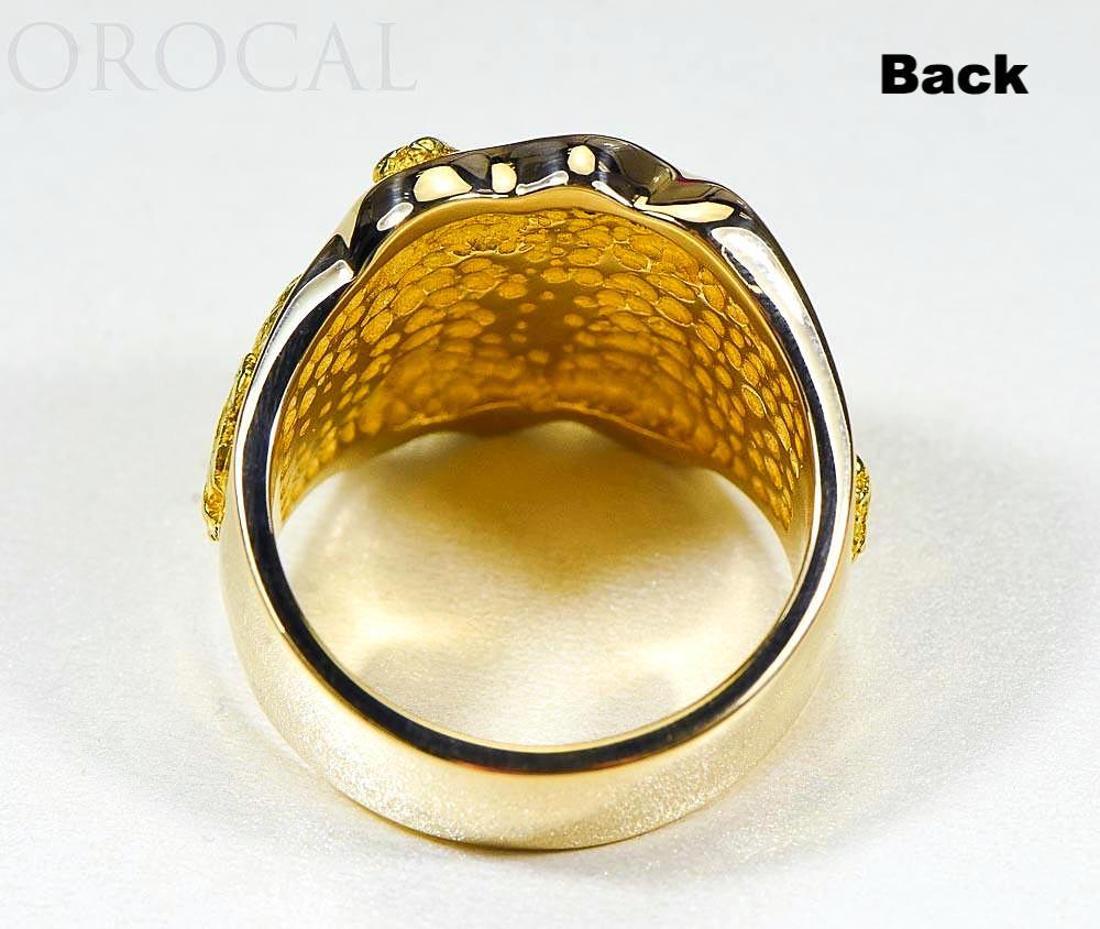Gold Quartz Ring "Orocal" RM654XLQ Genuine Hand Crafted Jewelry - 14K Gold Casting
