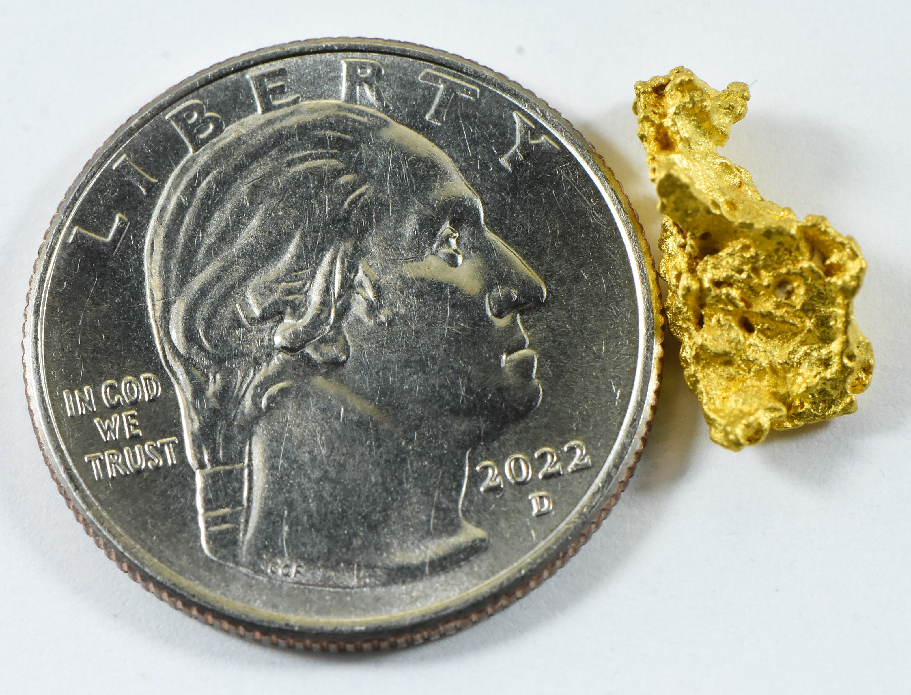 #958 Natural Gold Nugget Australian 2.28 Grams Genuine