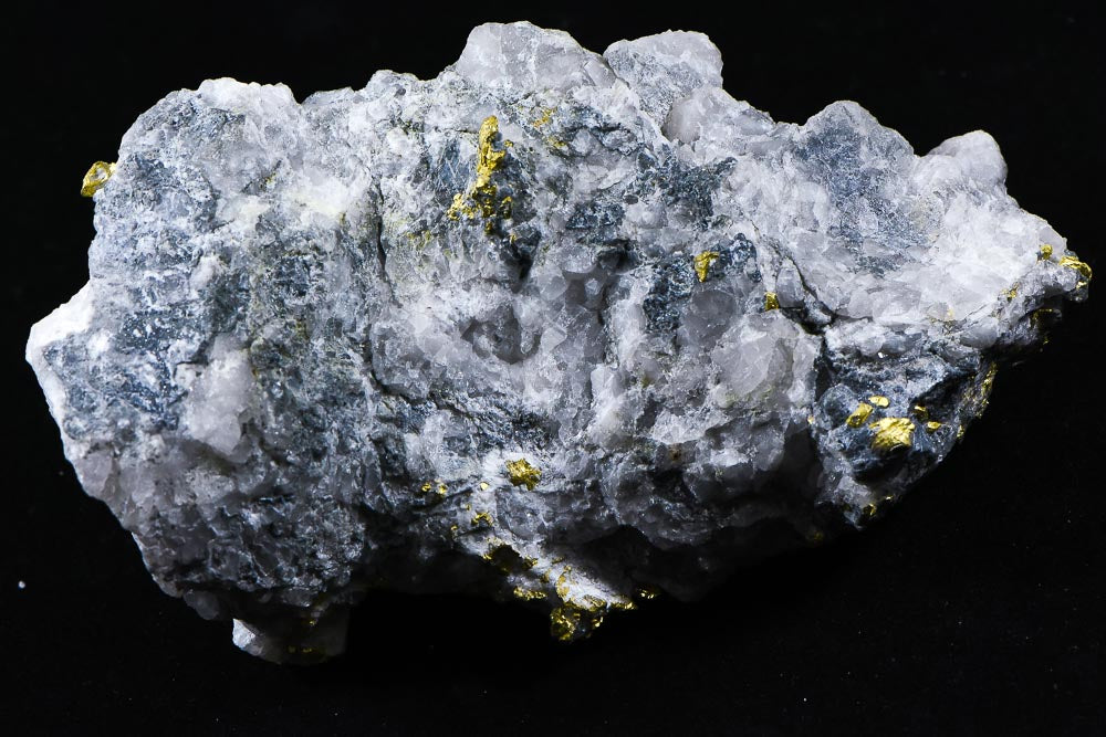 Hand Etched Gold Bearing Quartz Specimen Original 16-1 Mine California 492.24 Grams 14.02 OZ Genuine