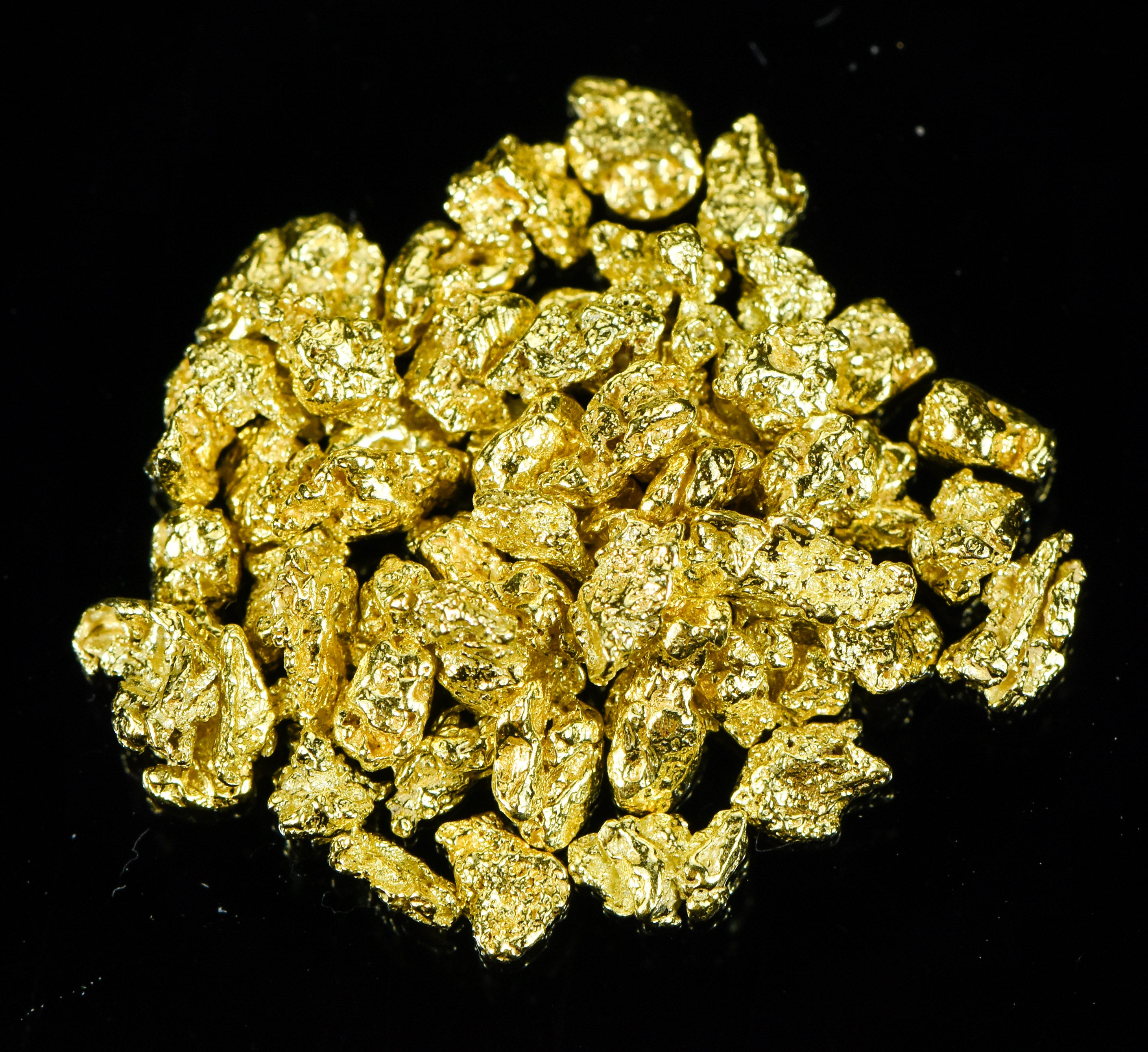 Alaskan Yukon Gold Rush Nuggets 10 Mesh .15 Troy Oz 4.65 Gram 3 DWT