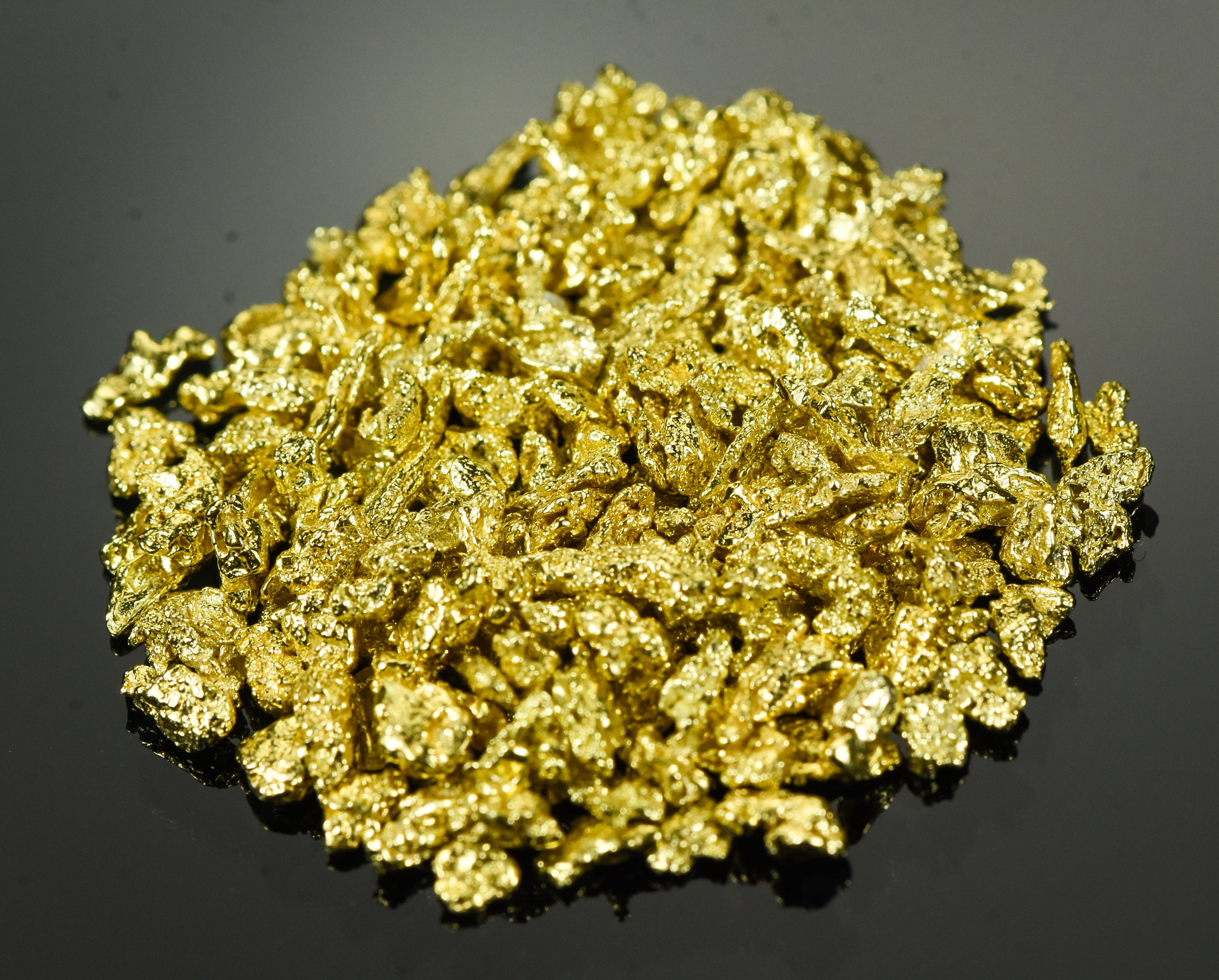 Alaskan Yukon Gold Rush Nuggets 10 Mesh 1/2 Troy Oz 15.5 Grams or 10 DWT