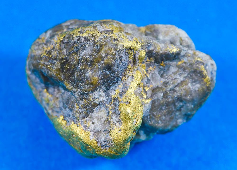 QN-18A "Alaskan BC Gold Nuggets with Quartz" - Genuine - 24.06 Grams
