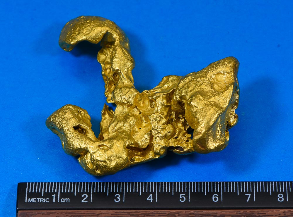 Large Natural Gold Nugget Australian 228.84 Grams 7.35 Troy Ounces Very Rare " The Lobster"