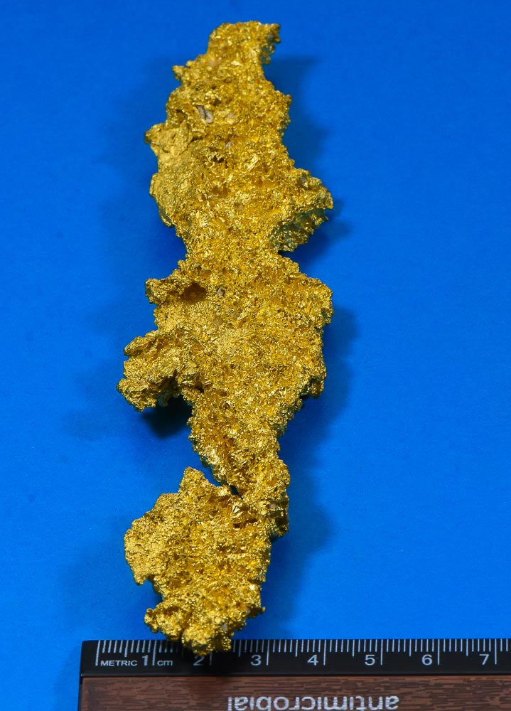 Large Natural Gold Nugget Australian 290.42 Grams 9.33 Troy Ounces Very Rare " Crystalline""