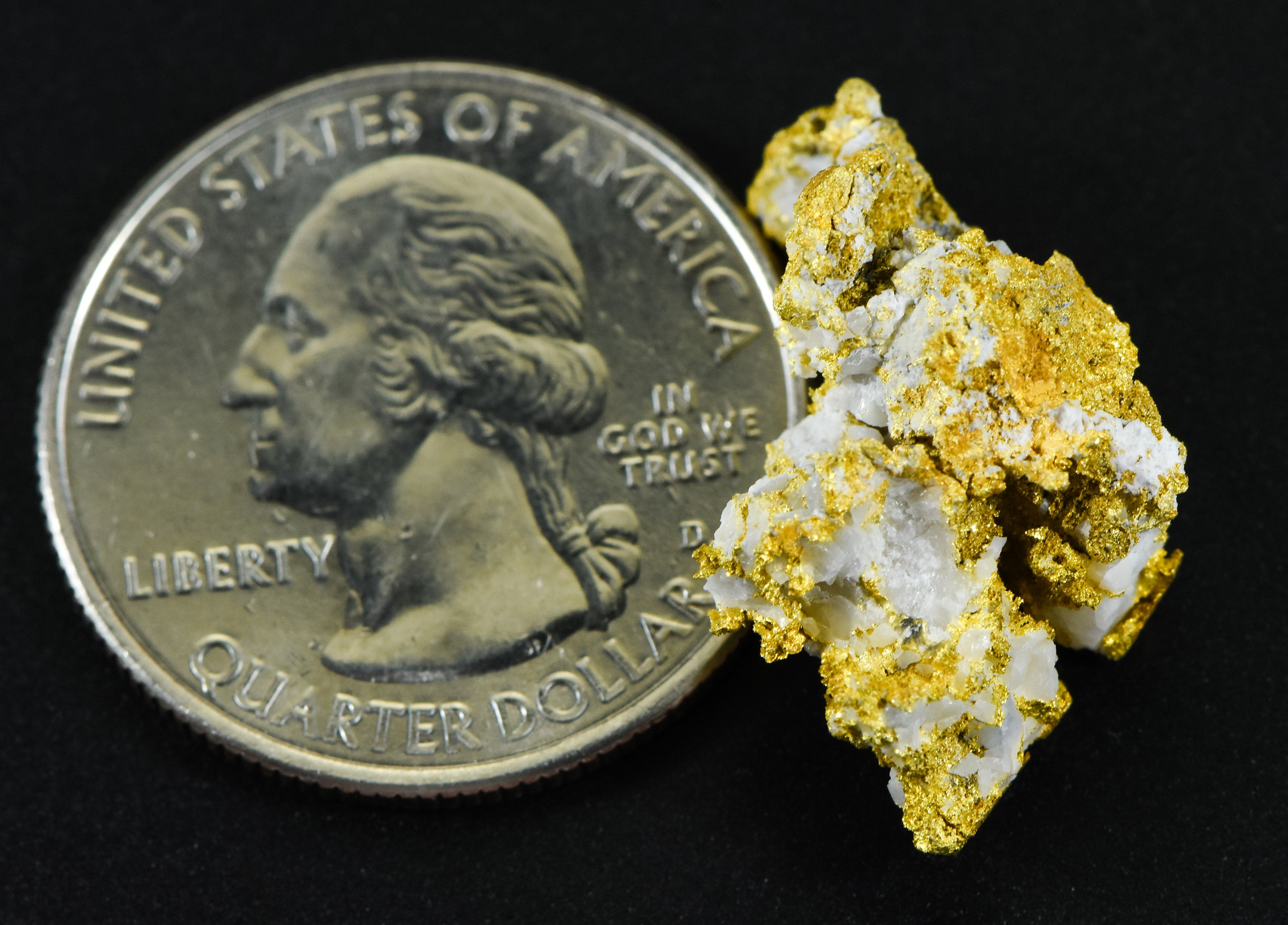 #OM-131-Crystalline Gold Nugget Specimen 8.06 Grams Oriental Mine Sierra County California Rare