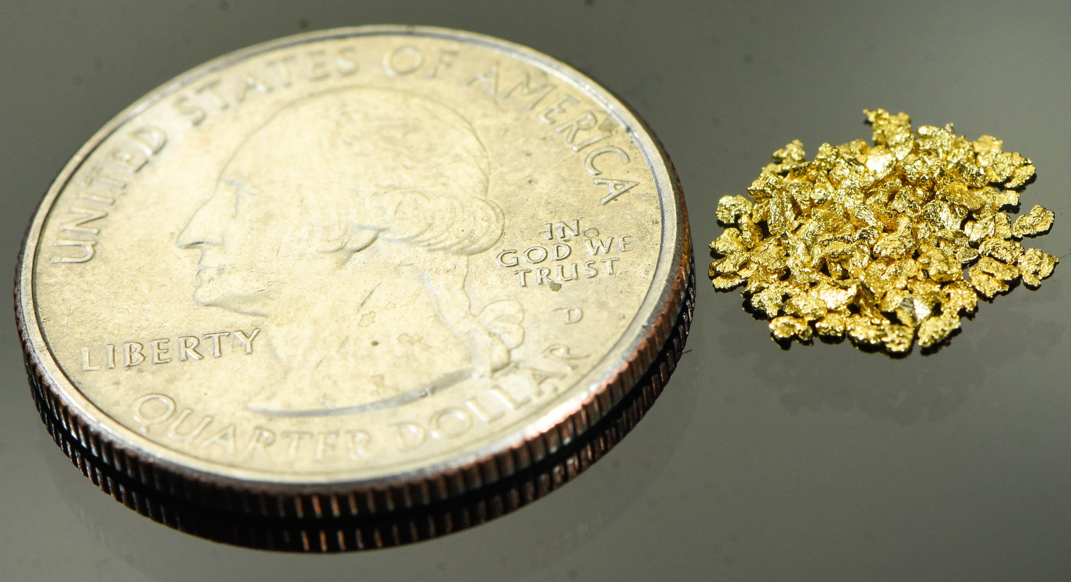 Alaskan Yukon Gold Rush Nuggets #20 Mesh . 5 GRAMS 1/2 GRAM