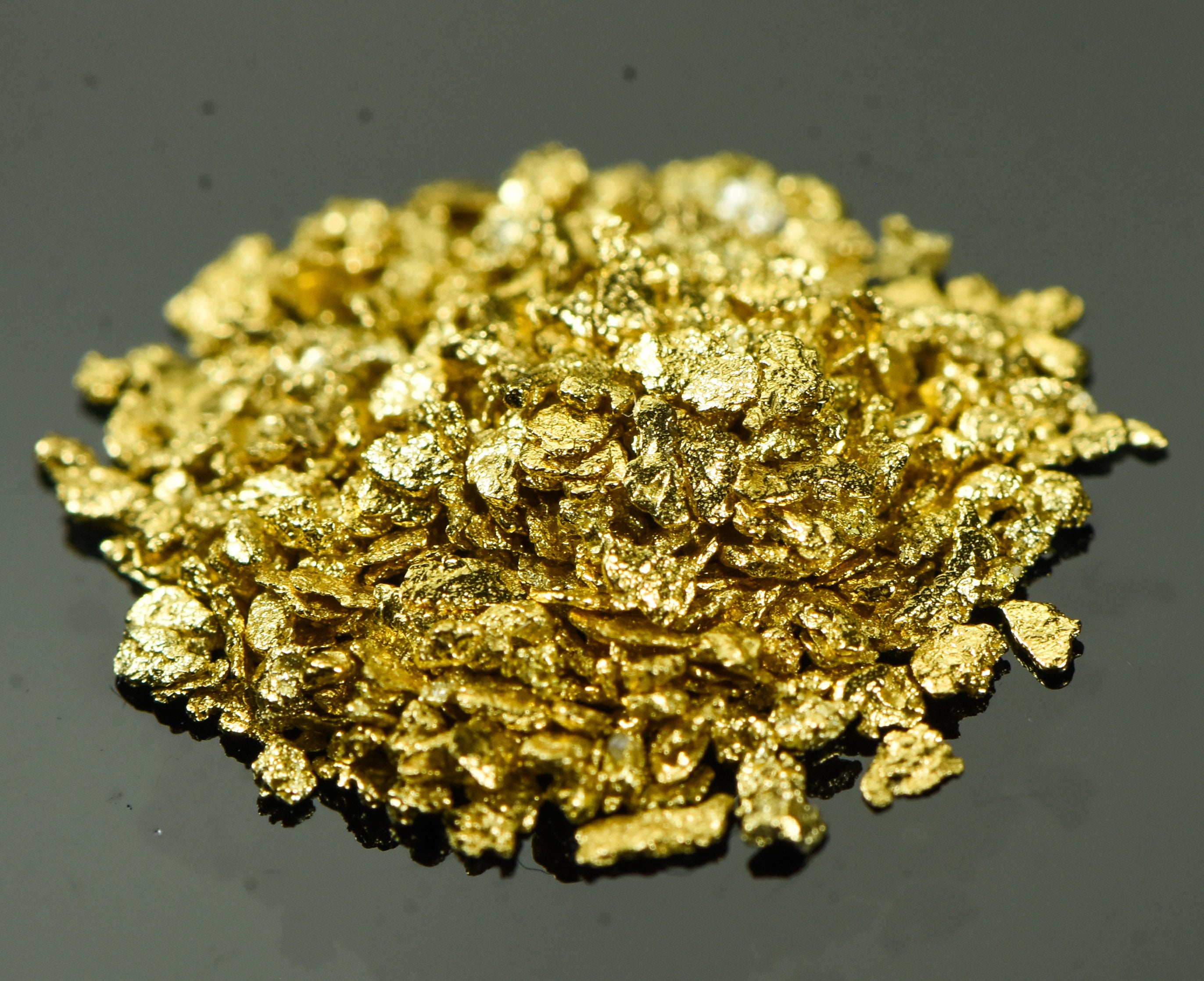 Alaskan Yukon Gold Rush Nuggets #20 Mesh 2 Grams of Small Fines