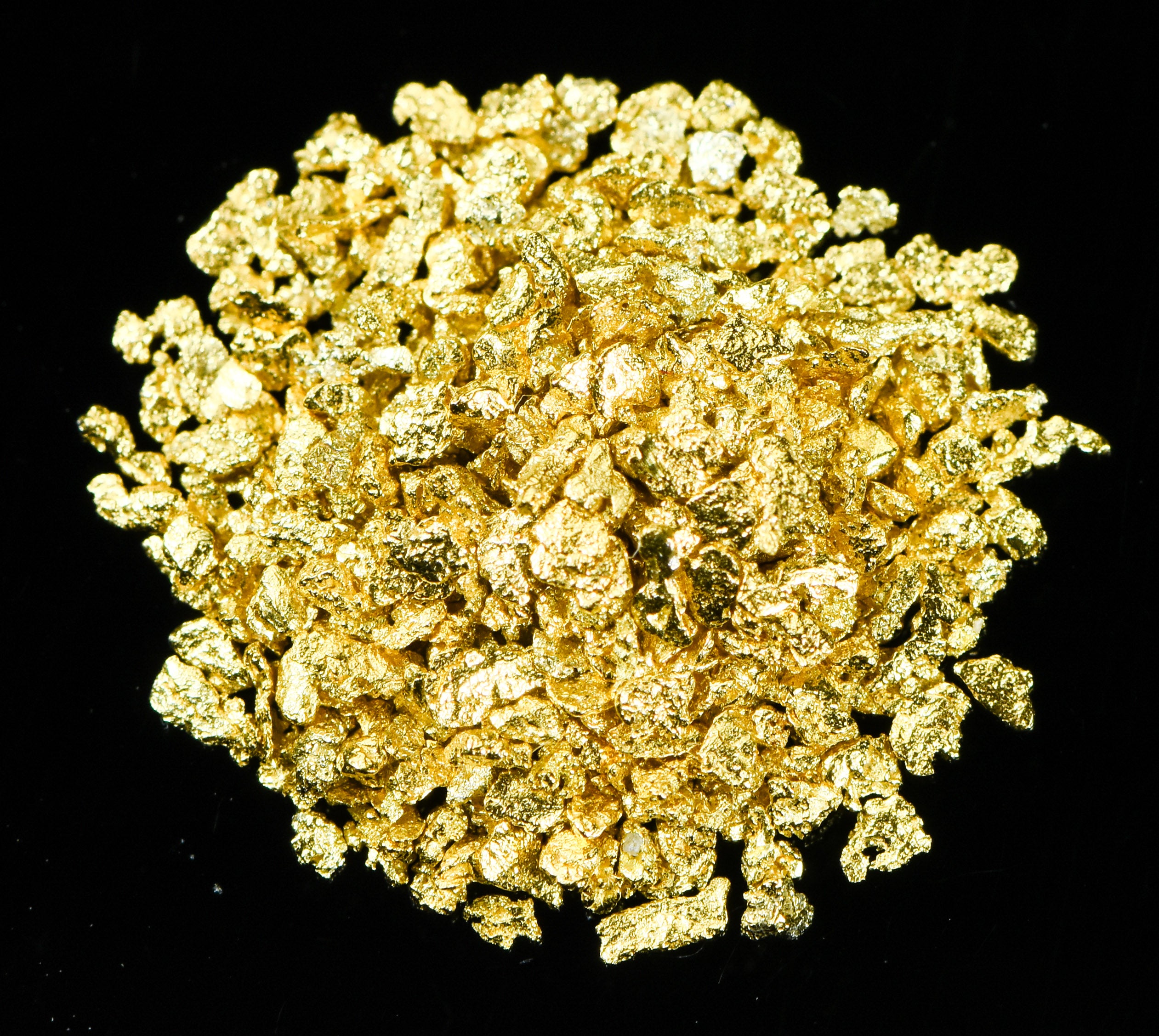 Alaskan Yukon Gold Rush Nuggets #20 Mesh 2 Grams of Small Fines