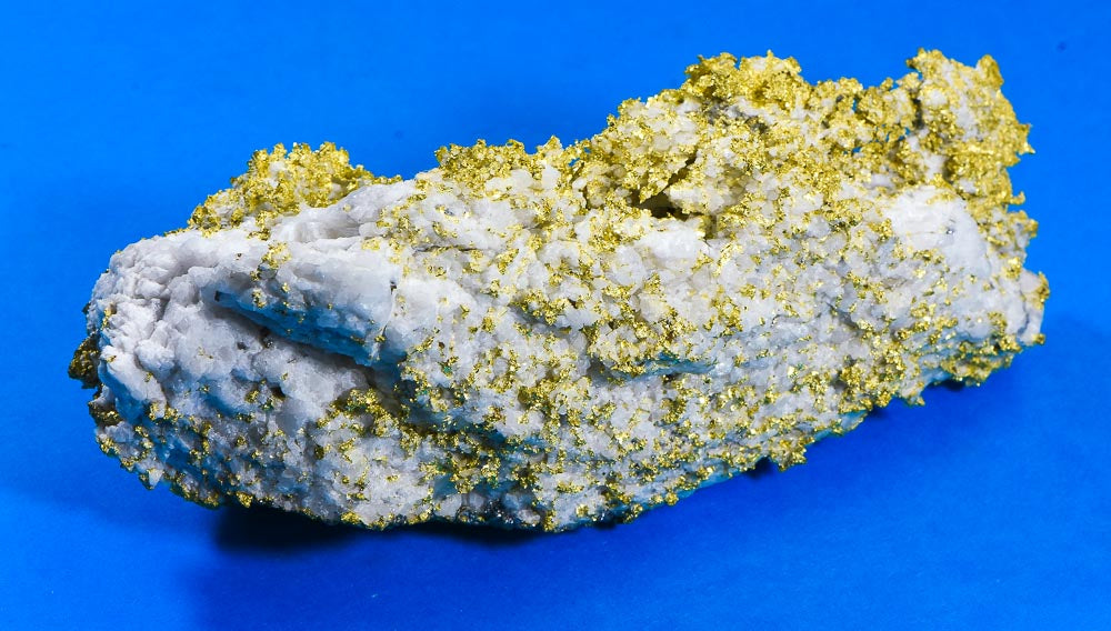 Large Gold Bearing Quartz Specimen Original 16-1 Mine California 1155.92 Grams 37.16 OZ Genuine