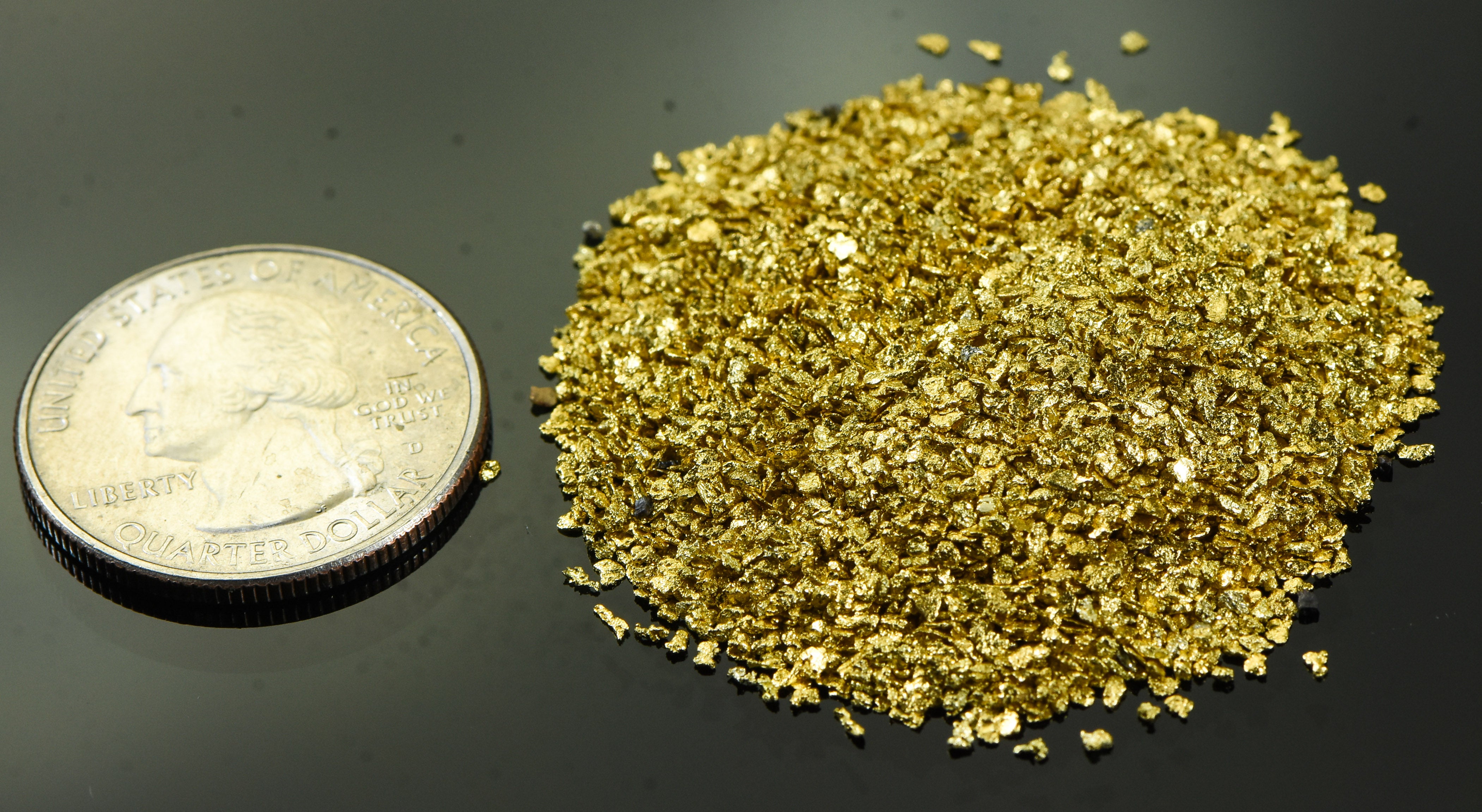 Alaskan Yukon Gold Rush Nuggets #20 Mesh 1 Troy Oz 31.1 Gram 20 DWT Authentic