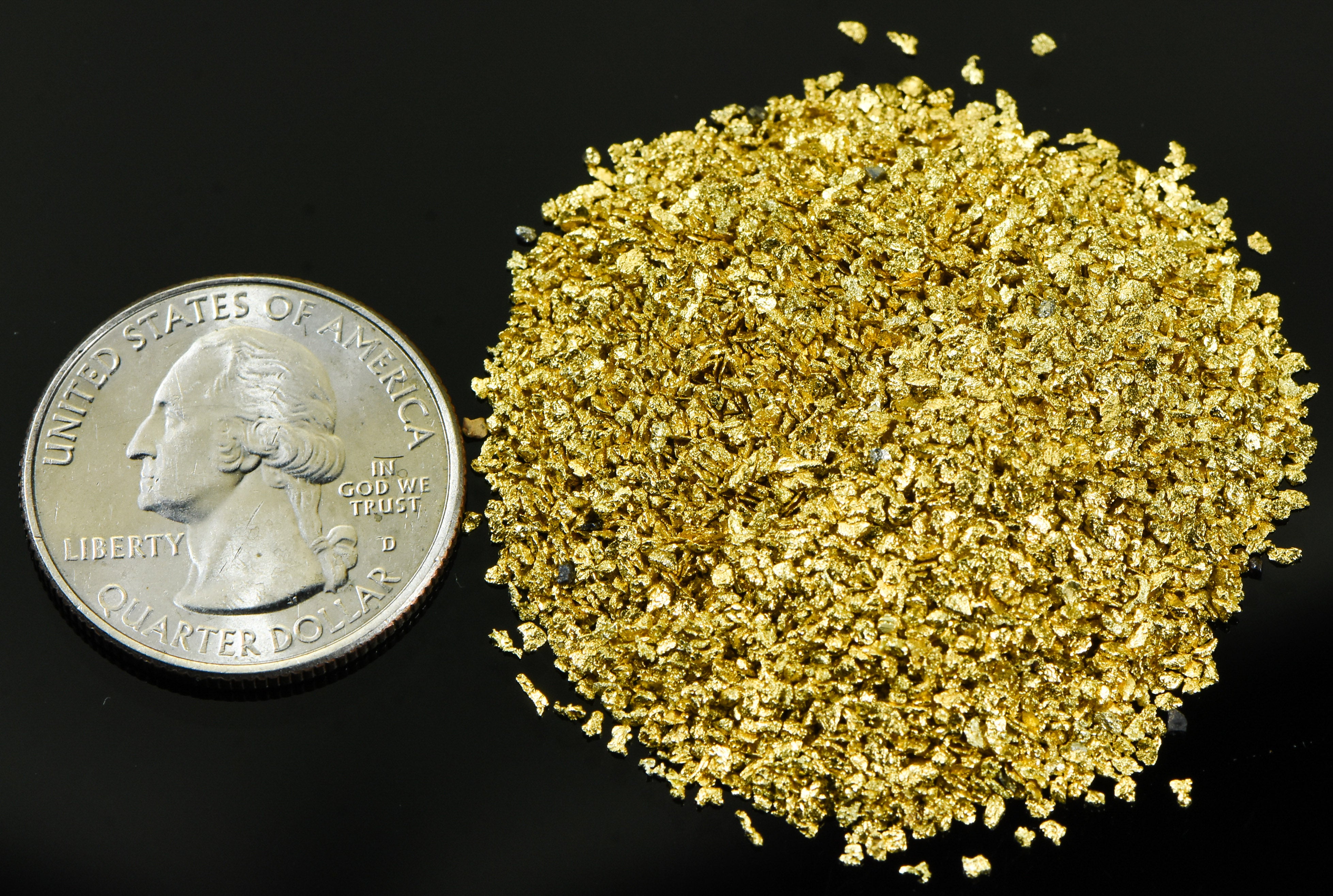 Alaskan Yukon Gold Rush Nuggets #20 Mesh 1 Troy Oz 31.1 Gram 20 DWT Authentic